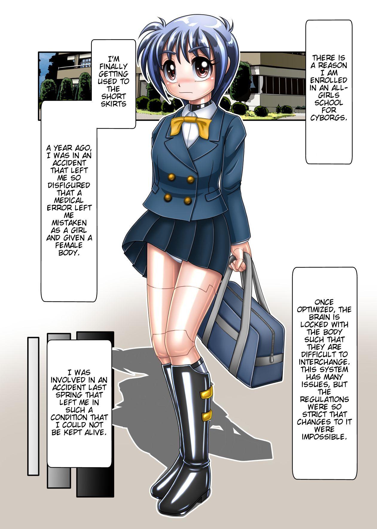 Girl Girl TS Cyborg Mako-chan - Original Hairy Sexy - Page 2
