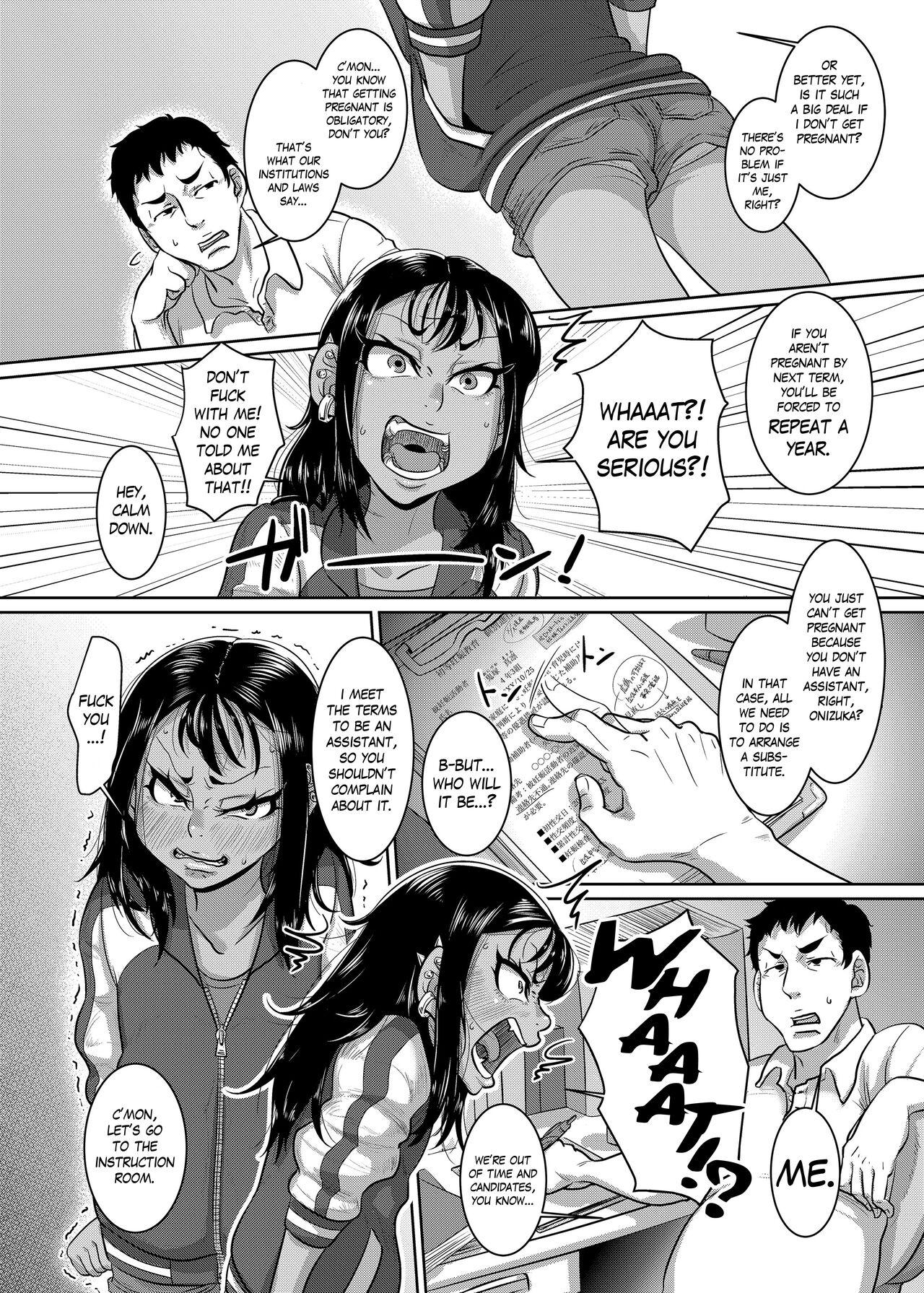 Amigo CHOCOLATE GIRL 4 Kuro Loli Yankee ga Manabu Ninshin Katsudou | CHOCOLATE GIRL 4: Teaching a Dark-Skinned Delinquent Loli about Pregnancy - Original Anime - Page 3