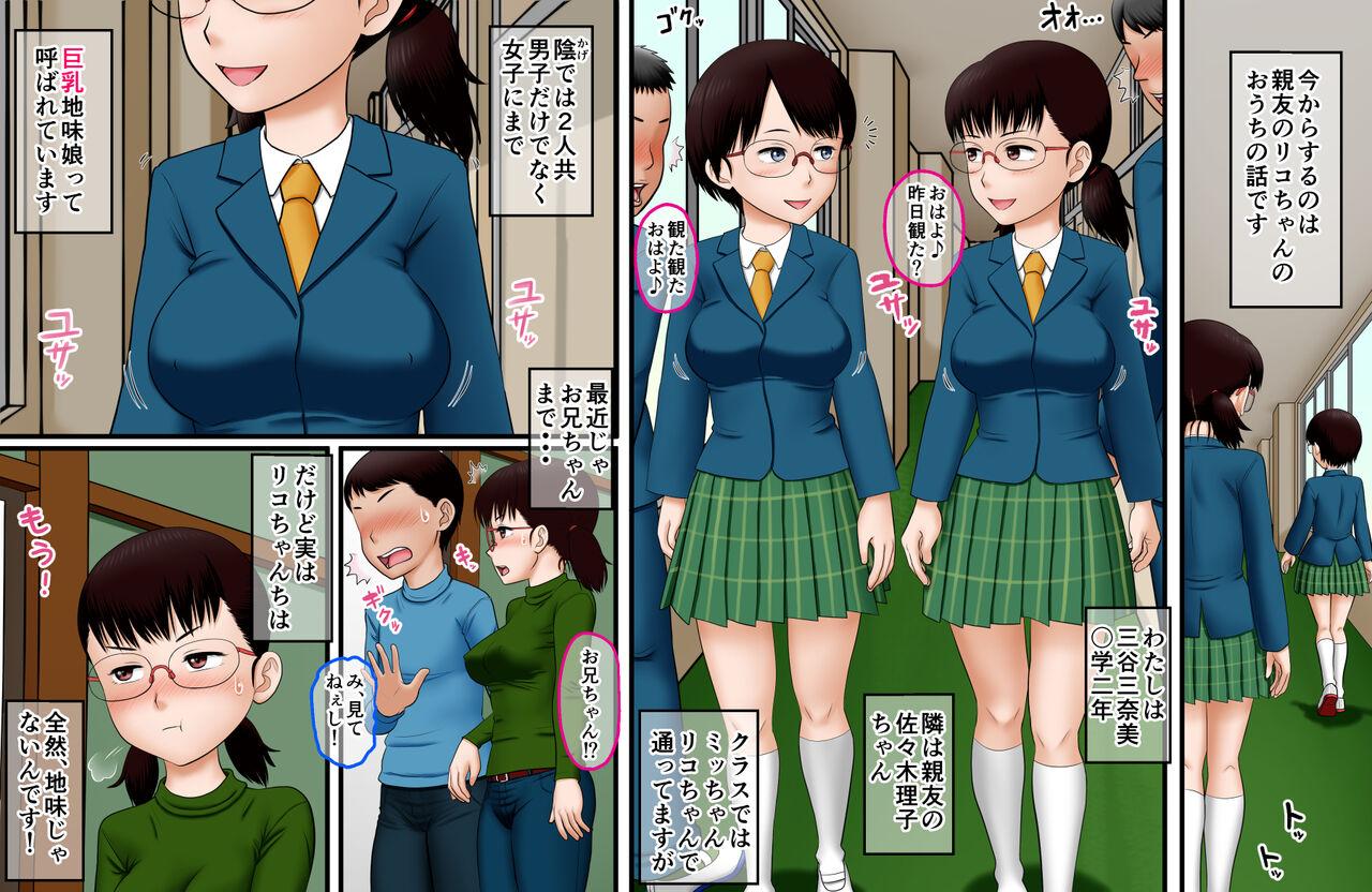 Anime Jimi Kyonyuu Musume Riko-chan no Nichijou Seikatsu - Original Big Tits - Page 2