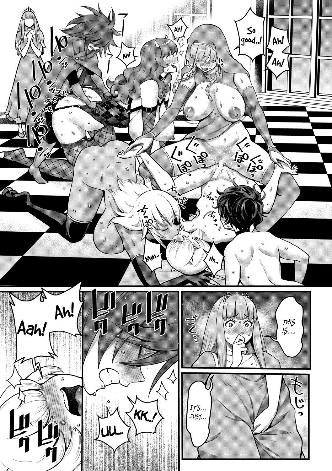 [Agata] ChinTrai Quest V ~Boku to Inma to Chijo-tachi to Orowareshi Himegimi~ | Dick Training Quest V ~Me, The Succubus, Some Perverted Women, and a Cursed Princess~ [English] [Digital] 14