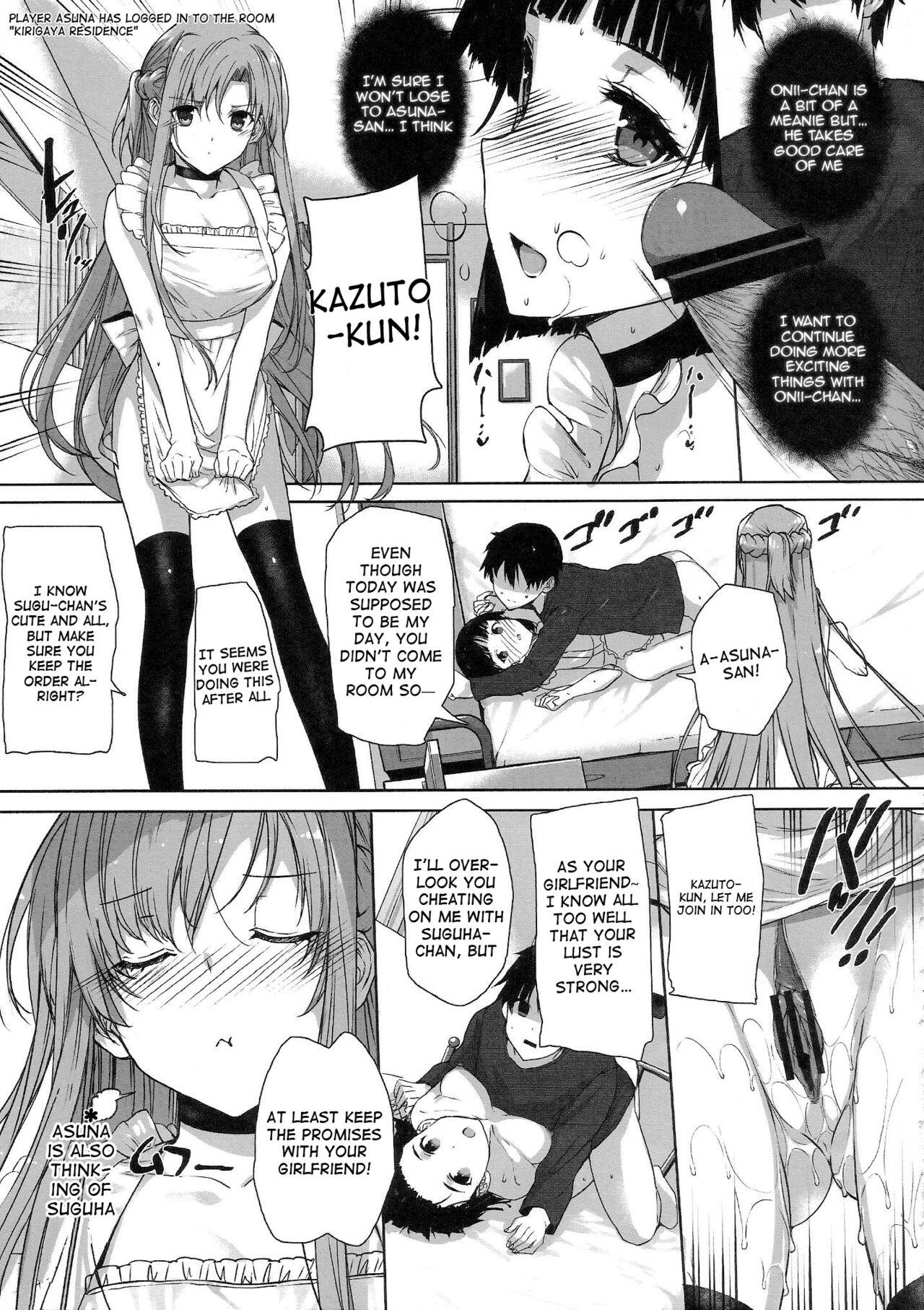 Baile Inran SWORD ART SISTER x LOVER | Perverted Sword Art - Sister x Lover - Sword art online Dick Sucking - Page 8