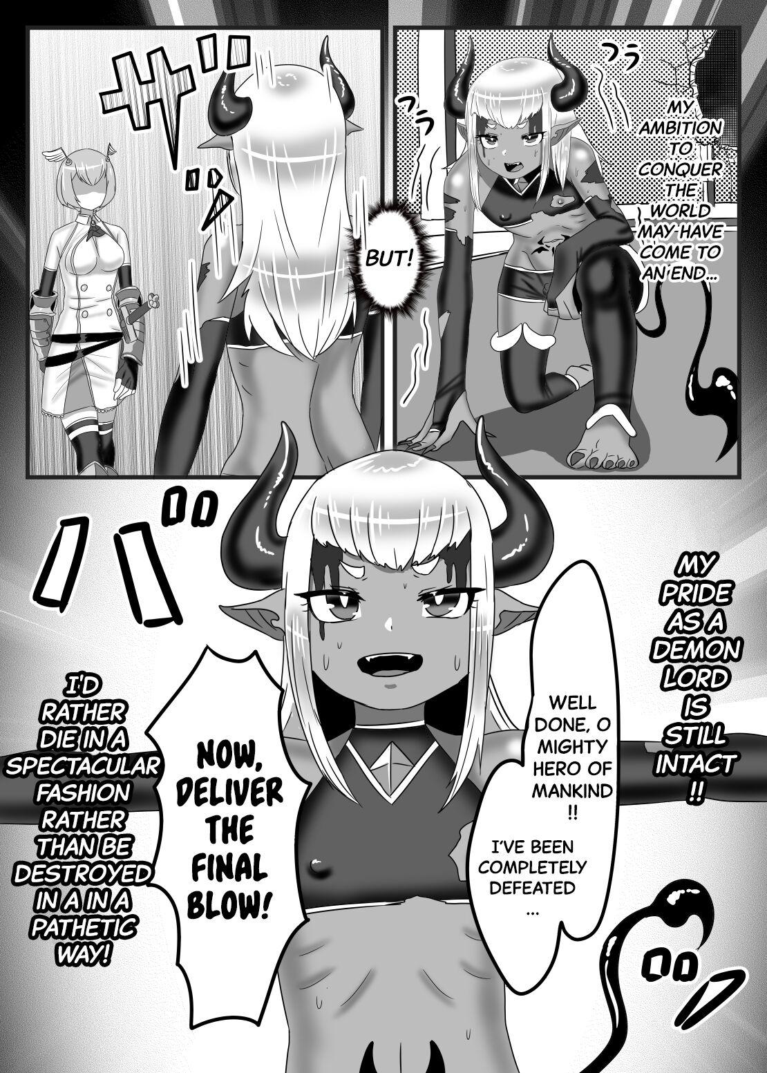 Hard Fucking Futanari Yuusha no Maou Rouraku | The Futanari Hero's Allurement of The Demon Lord - Original Flashing - Page 7