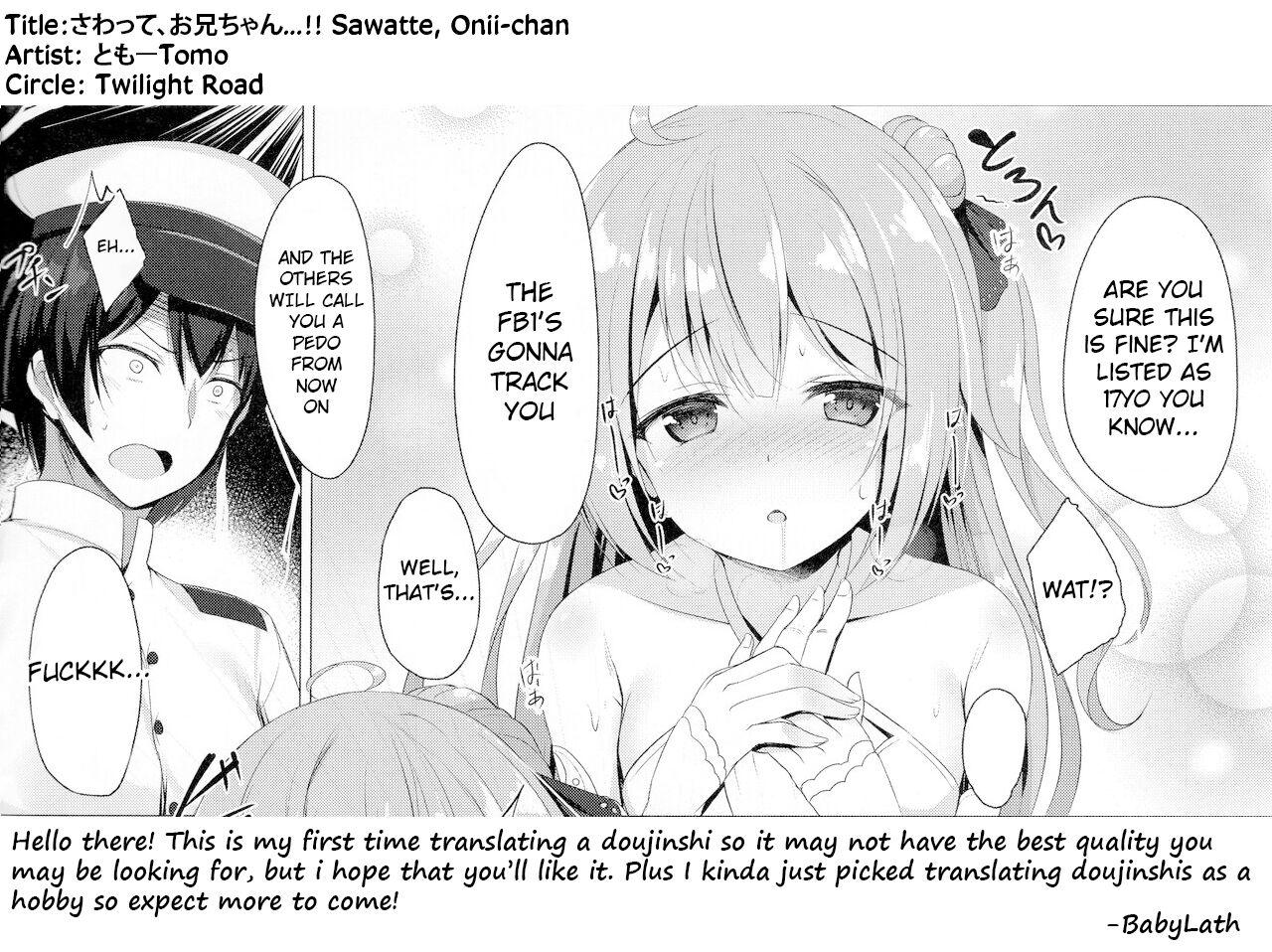 First Time Sawatte, Onii-chan...!! - Azur lane Rough Sex - Page 18