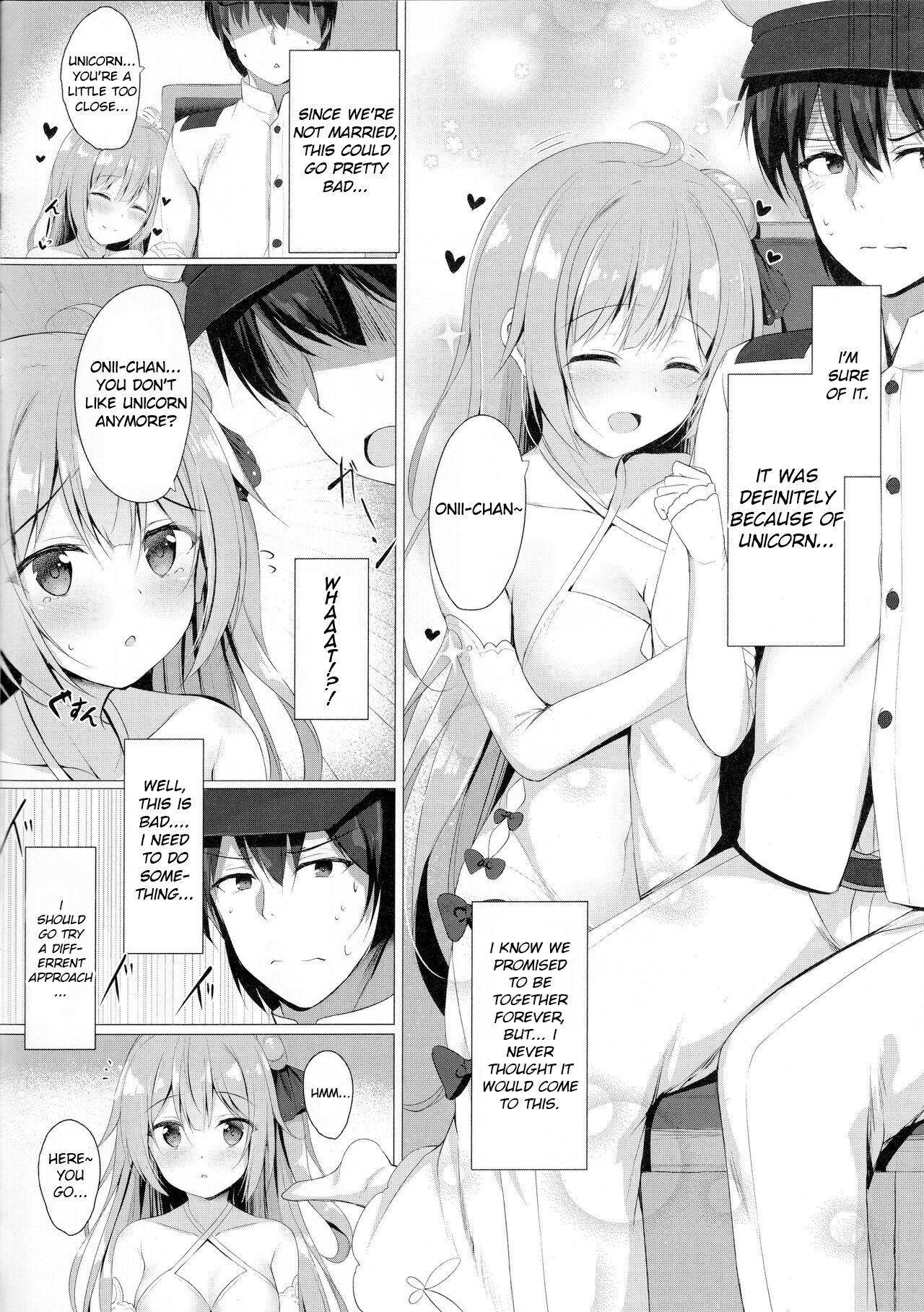First Time Sawatte, Onii-chan...!! - Azur lane Rough Sex - Page 3