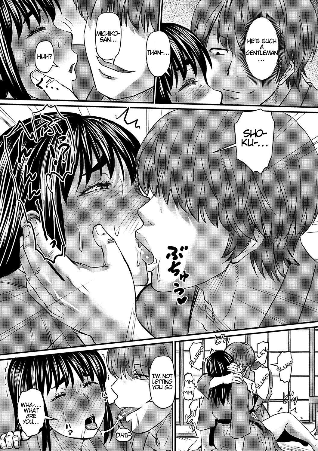 Amateur Cum Okaa-san no Hitoritabi | Mom’s Solo Trip Gay College - Page 9