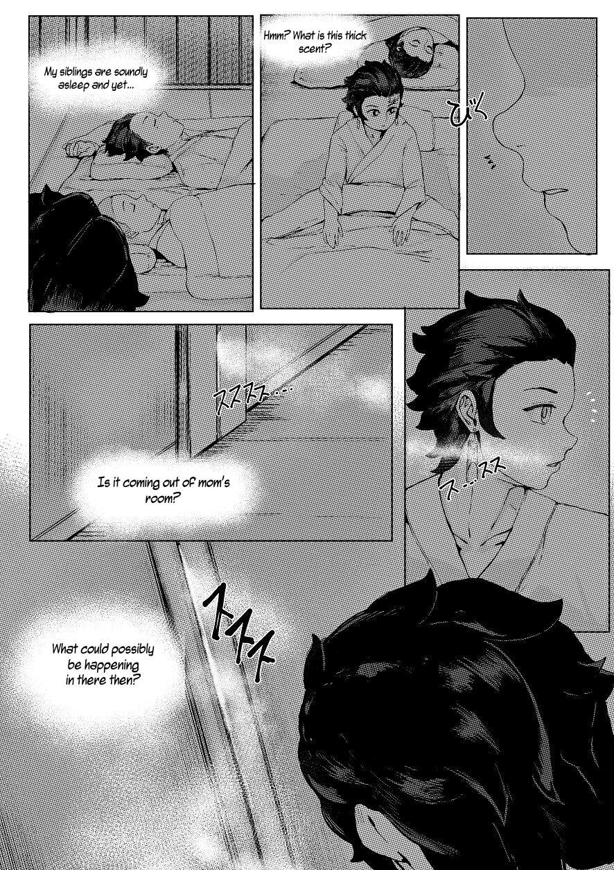 Slut [REDchicken] Haha to Watashi (jou) | Mother and I (First Part) [English] [Uncle Bane] - Kimetsu no yaiba | demon slayer Furry - Page 7