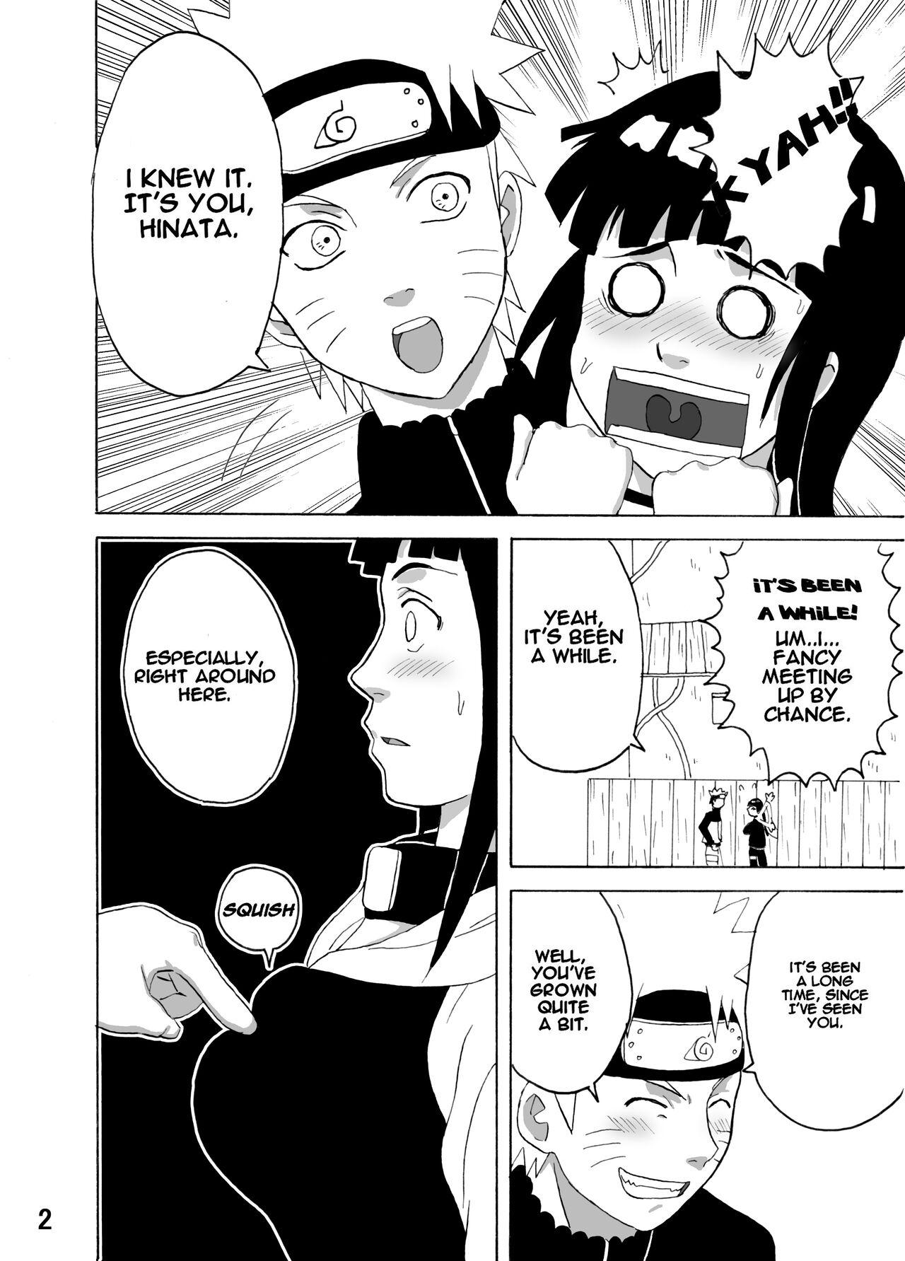 Deep Throat Hinata Ganbaru! | Hinata Fight! - Naruto Couple Fucking - Page 3