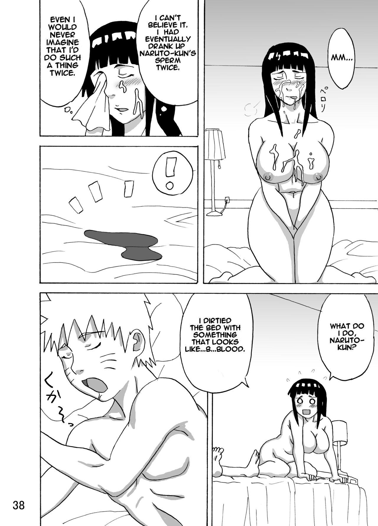 Porno Amateur Hinata Ganbaru! | Hinata Fight! - Naruto Anale - Page 39