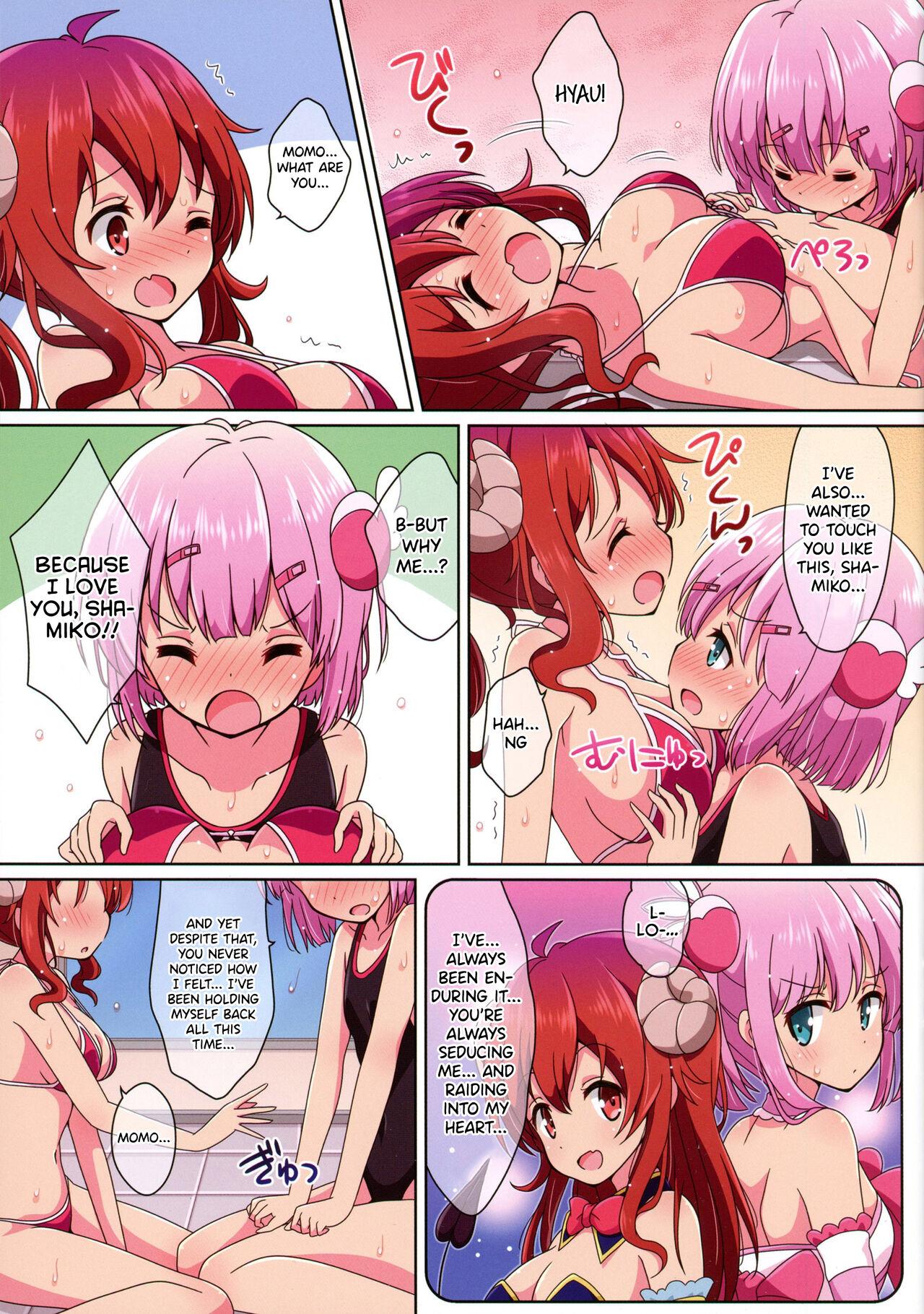 Fetish Sweetie Peaches - Machikado mazoku | the demon girl next door Gay Uniform - Page 9