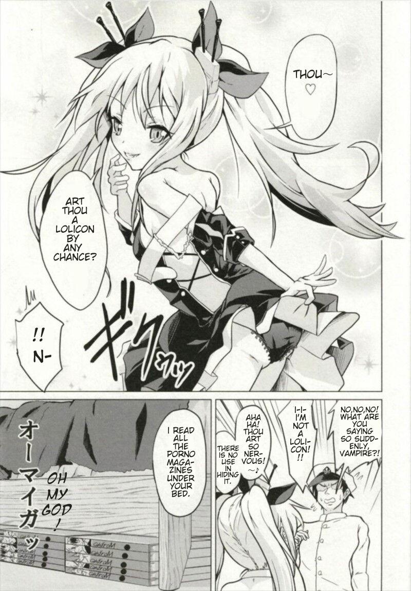 Couch Ashikoki! Vampire-chan | Vampire's Footjob! - Azur lane Huge Ass - Page 2