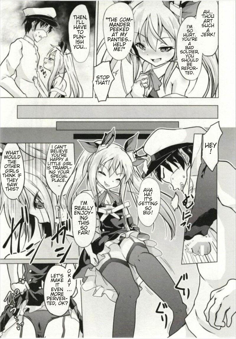 Gay Bus Ashikoki! Vampire-chan | Vampire's Footjob! - Azur lane Cock Suckers - Page 4