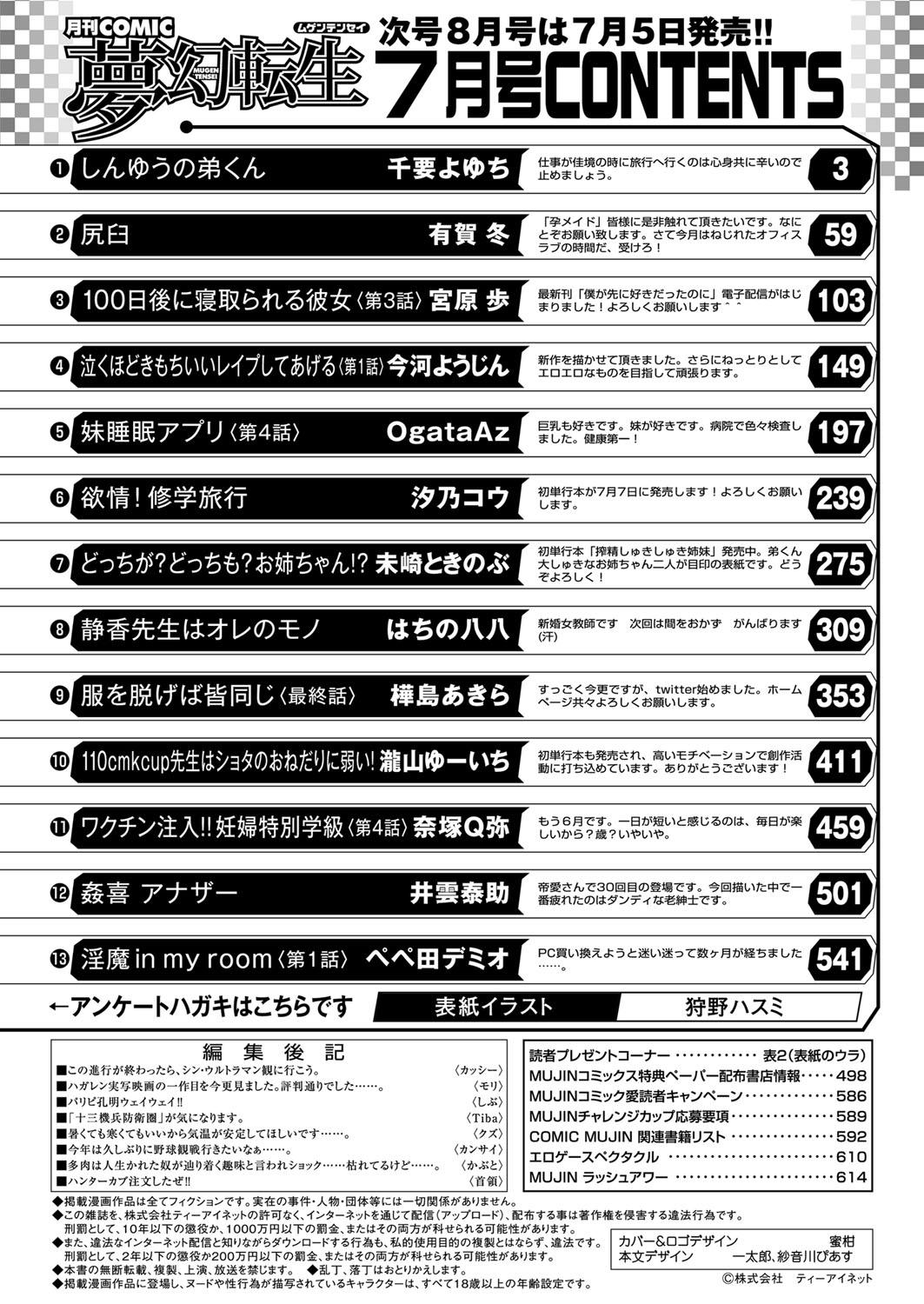 Asian COMIC Mugen Tensei 2022-07 Nuru Massage - Page 525