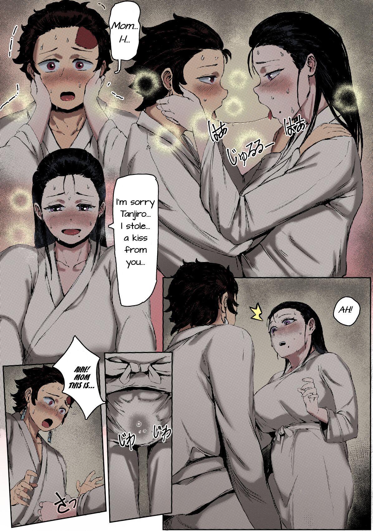 Dad [REDchicken] Haha to Watashi (ge) | Mother and I (Second Part) [English] [Uncle Bane][Colorized by Rissfield] - Kimetsu no yaiba Yanks Featured - Page 11