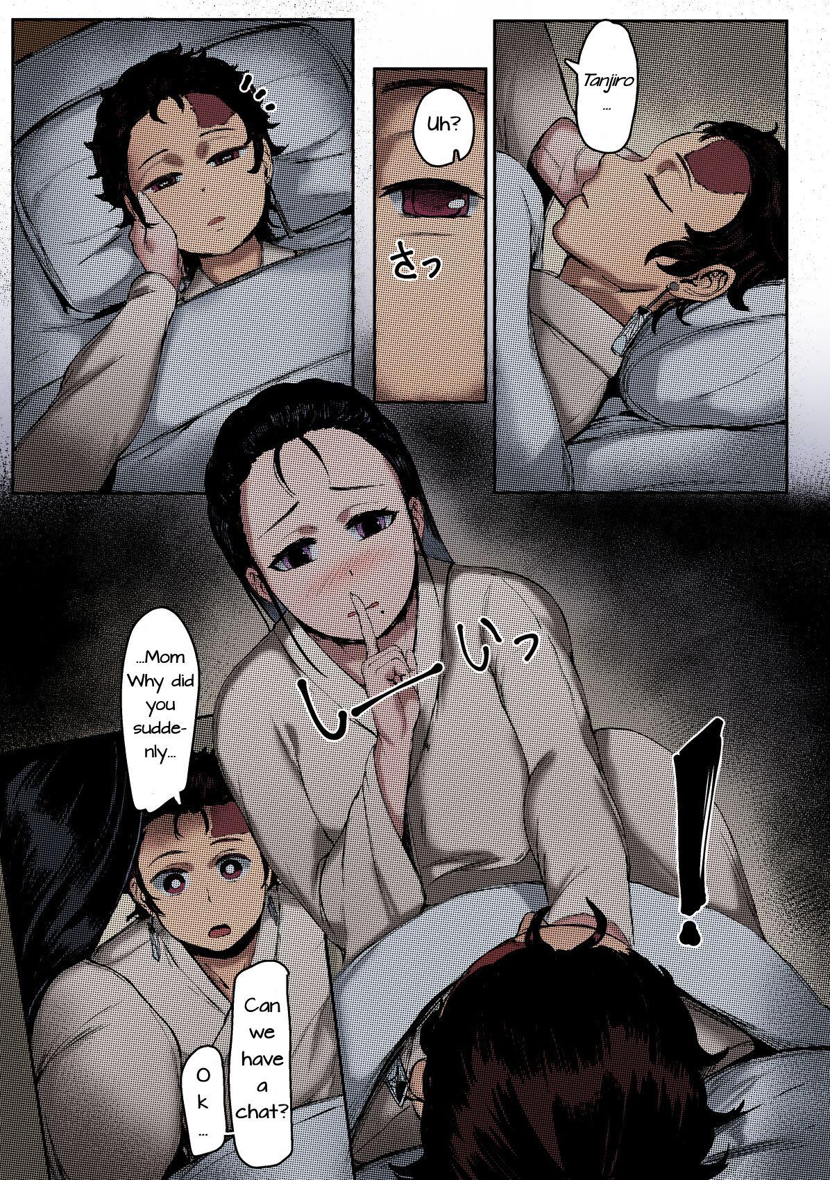 Sex Pussy [REDchicken] Haha to Watashi (ge) | Mother and I (Second Part) [English] [Uncle Bane][Colorized by Rissfield] - Kimetsu no yaiba Classic - Page 5