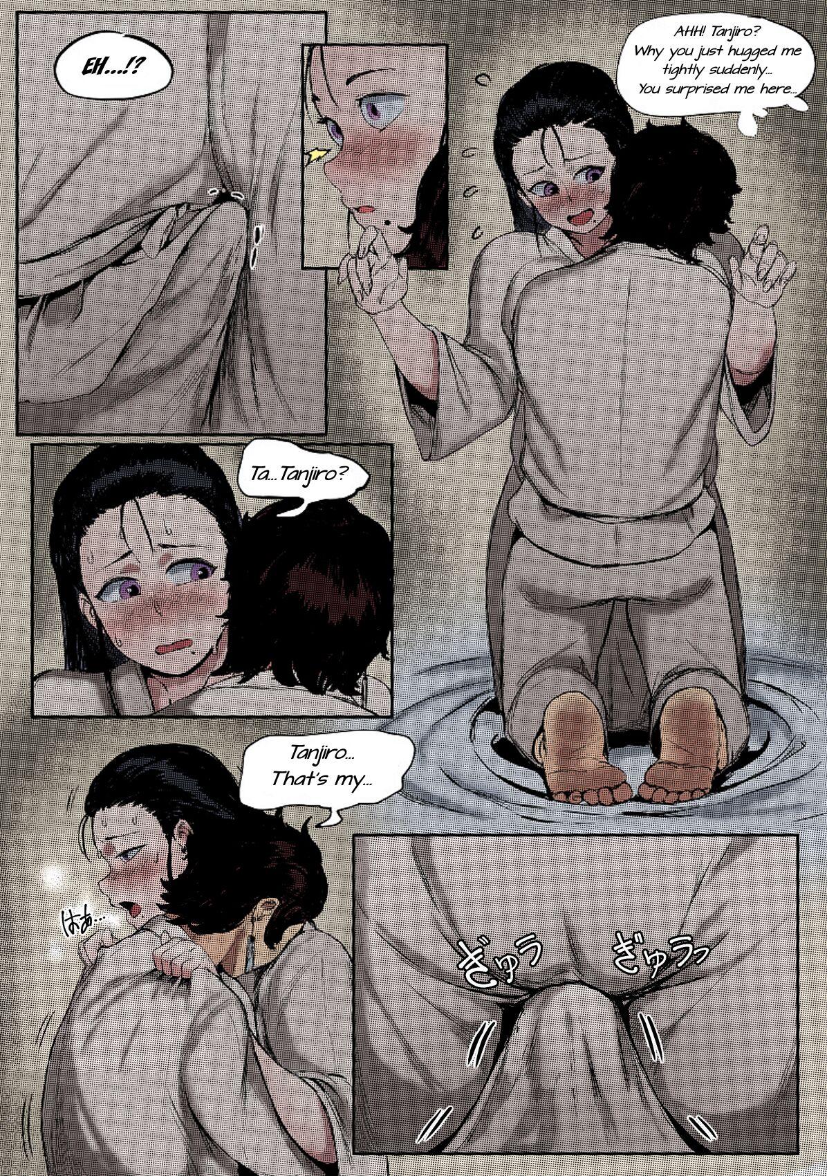 Dykes [REDchicken] Haha to Watashi (ge) | Mother and I (Second Part) [English] [Uncle Bane][Colorized by Rissfield] - Kimetsu no yaiba Para - Page 8