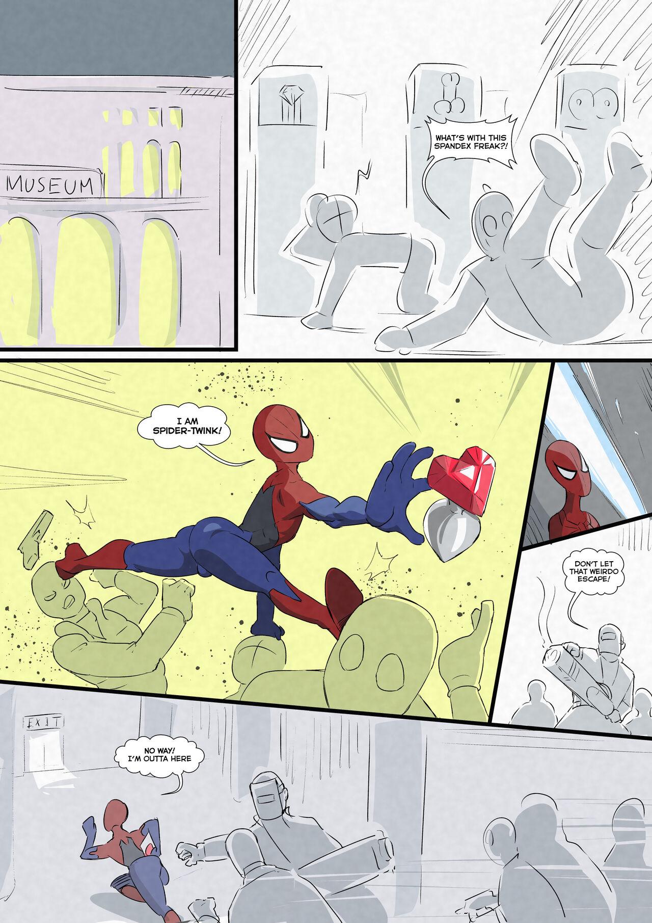 Office Spider-Twink - Spider man Cogida - Page 4
