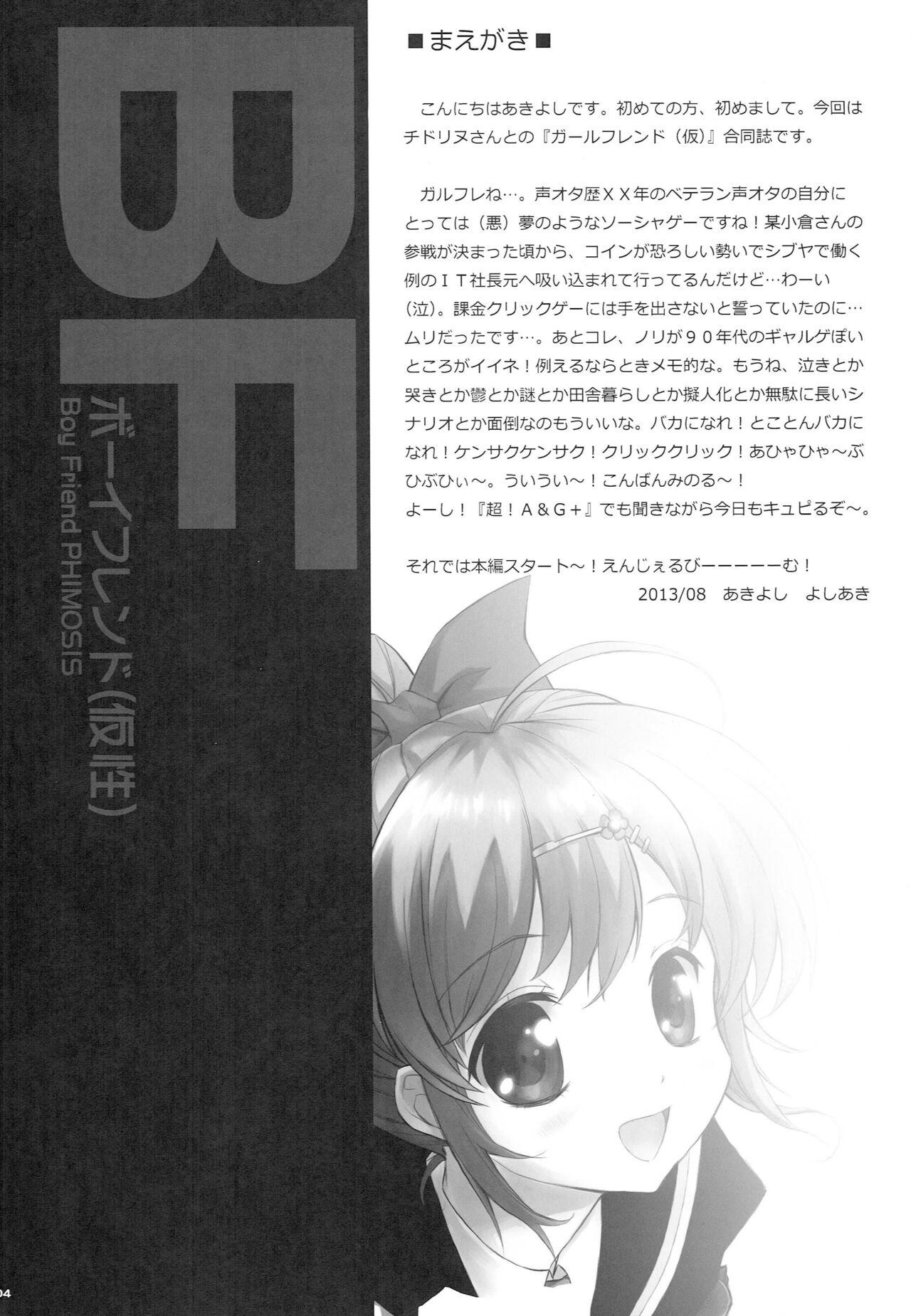 (SC65) [AnorakPost, Chidorinu (Akiyoshi Yoshiaki, Chidorinu)] BF (Kasei) - Boy Friend PHOMOSIS (Girl Friend BETA) 2