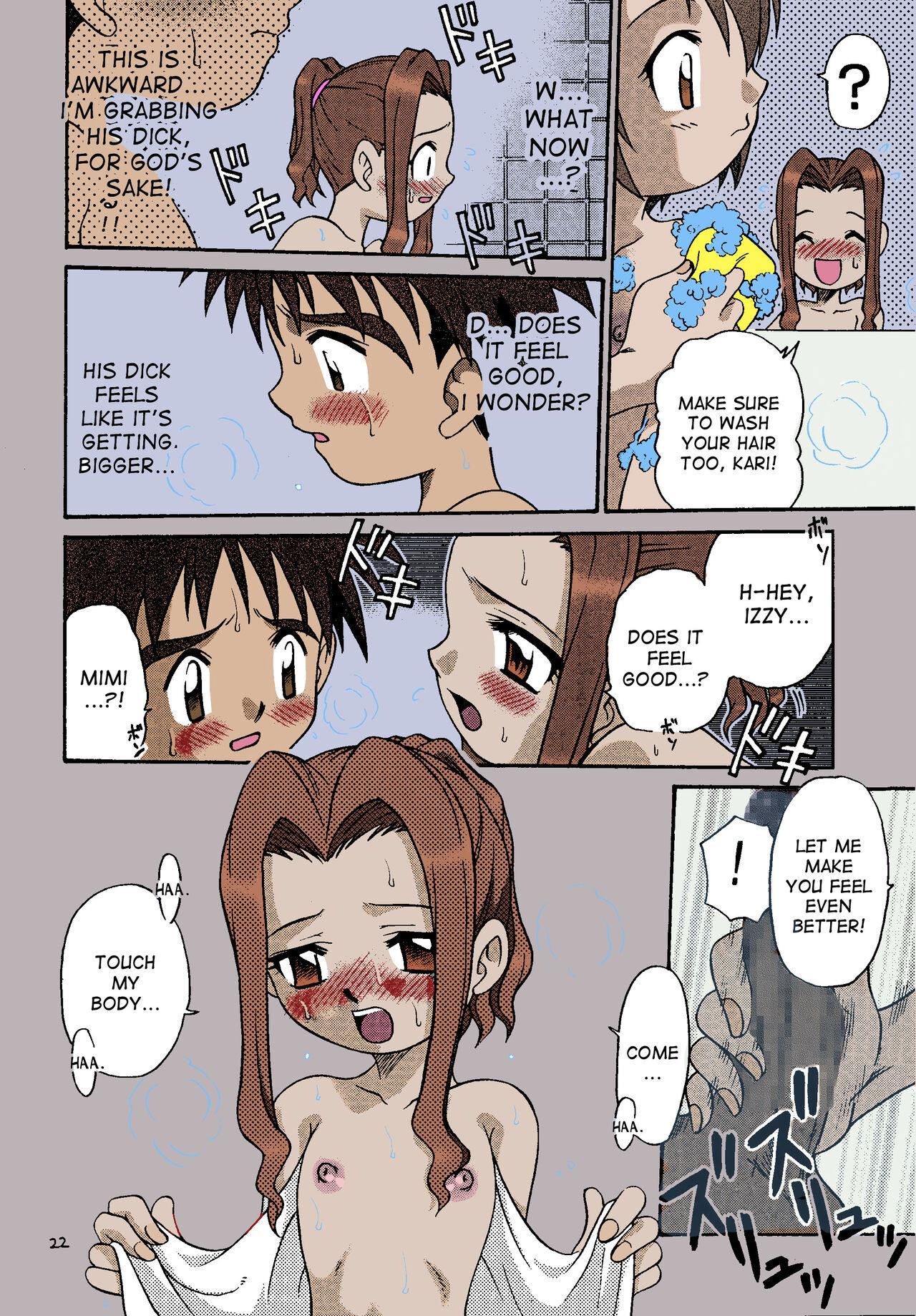 Making Love Porn Jou-kun, Juken de Ketsukacchin. - Digimon adventure Bwc - Page 19