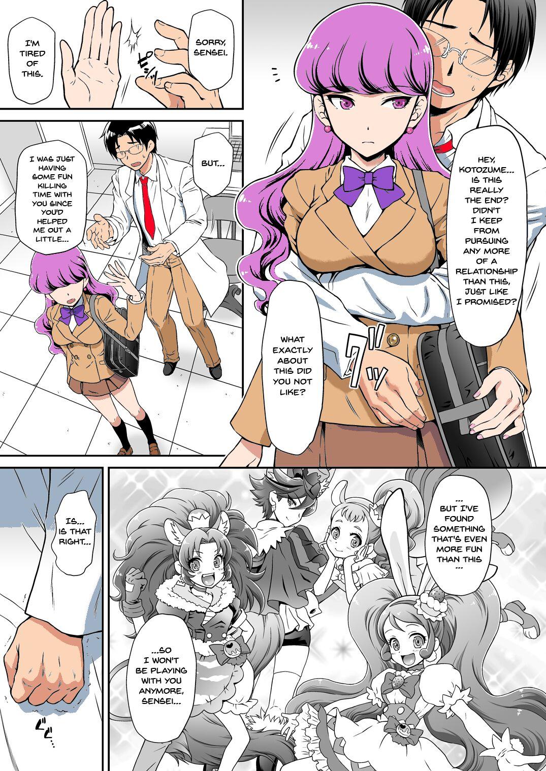 Punishment Hatsujou Neko no Shitsukekata | How To Train a Catgirl In Heat - Kirakira precure a la mode Gay Group - Page 6