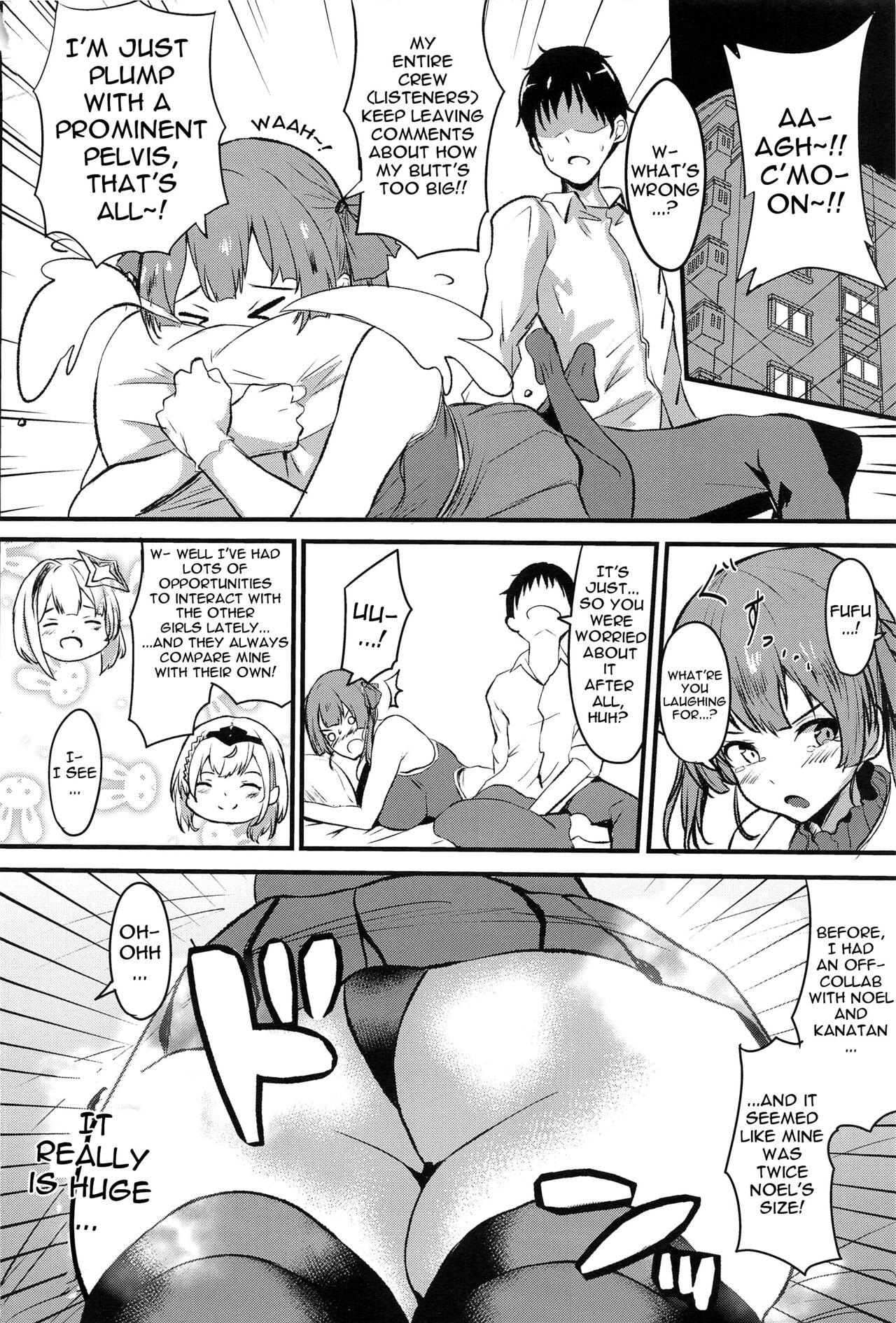 Milf Sex Senchou no Oshiri Love... | Captain's Ass Love... - Hololive Perfect Body - Page 3