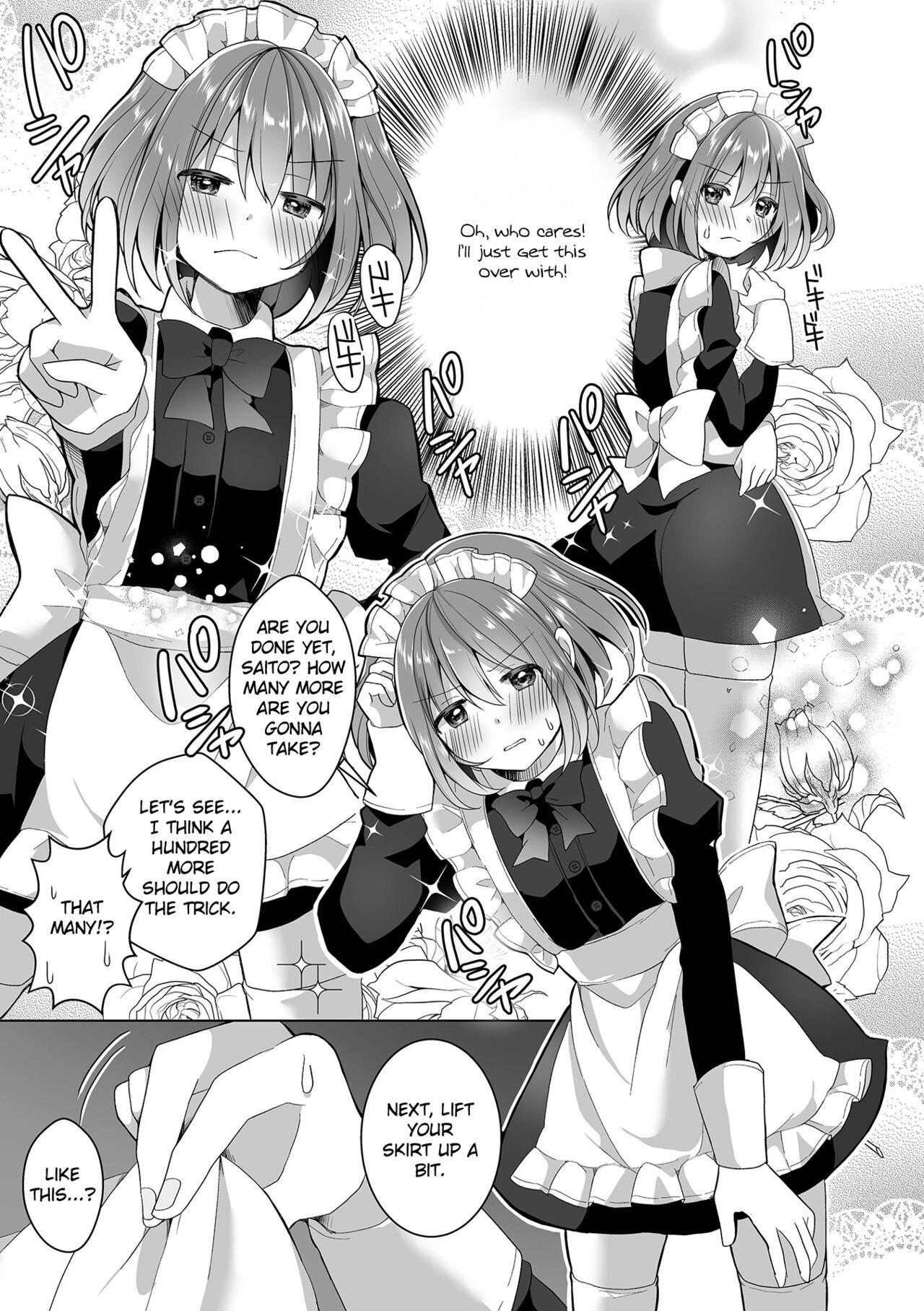 Amante Sumaho Bakibaki Wabi Meido | Dressed as a Maid for Breaking His Phone Submissive - Page 3