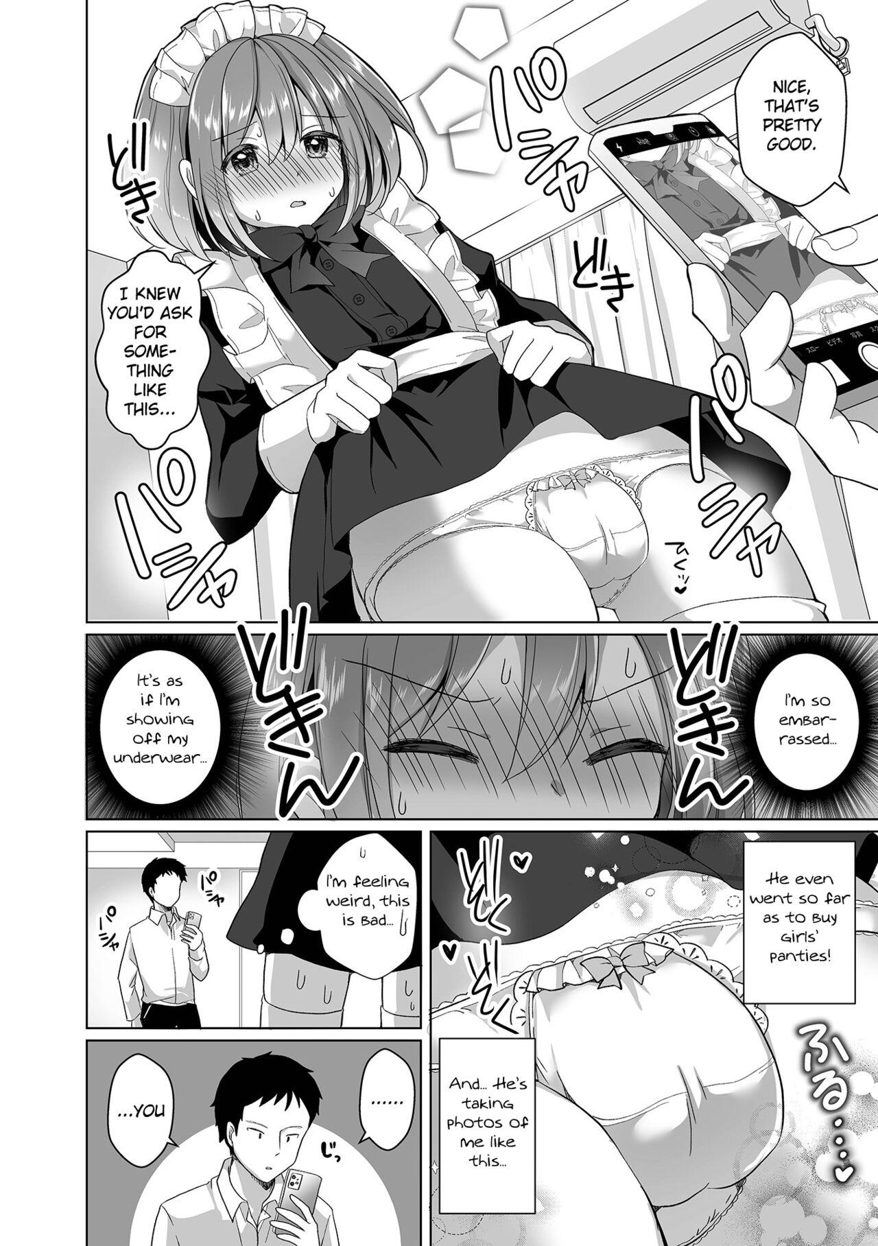 Climax Sumaho Bakibaki Wabi Meido | Dressed as a Maid for Breaking His Phone Slutty - Page 4