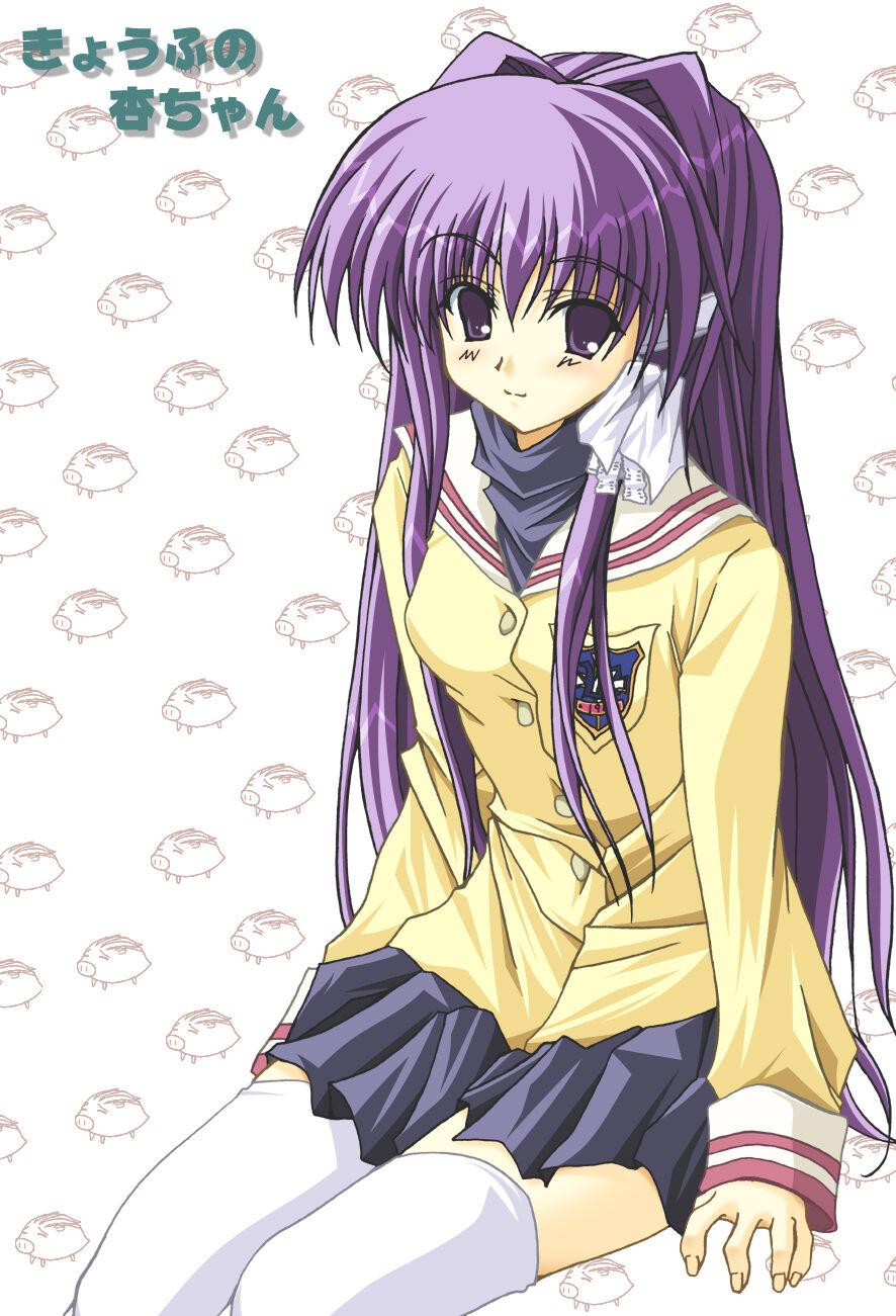 Vaginal Kyoufu no Kyou-chan - Clannad Wet Pussy - Picture 1