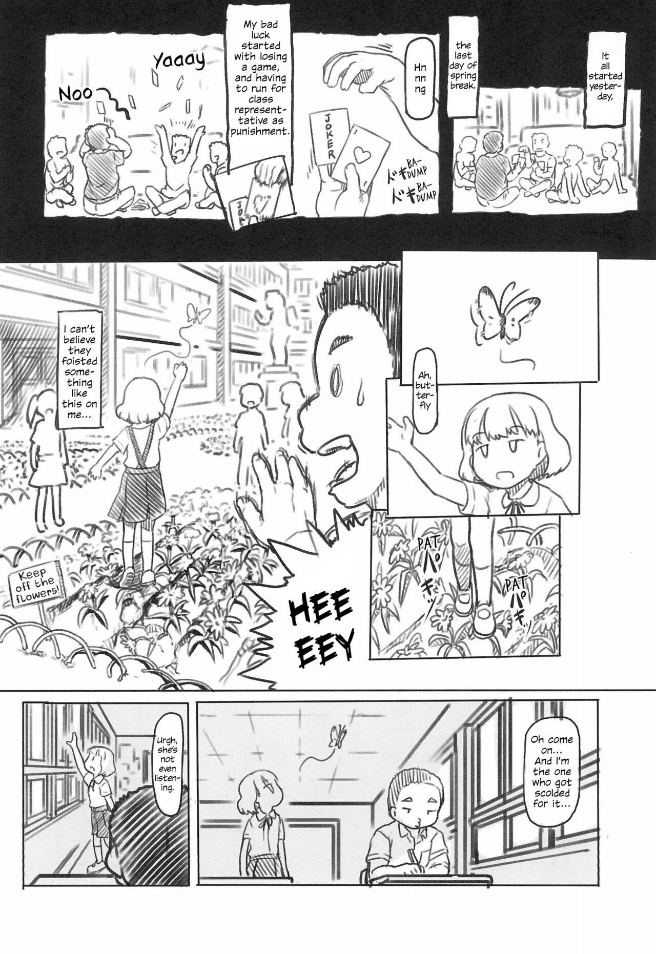 Lez Fuck (COMITIA130) [Kuromahou Kenkyuujo (Nukaji)] Chishou no Ko o Onaho ni Suru 1-3 | Using A Retarded Little Girl As A Cocksleeve 1-3 [English] - Original Weird - Page 5
