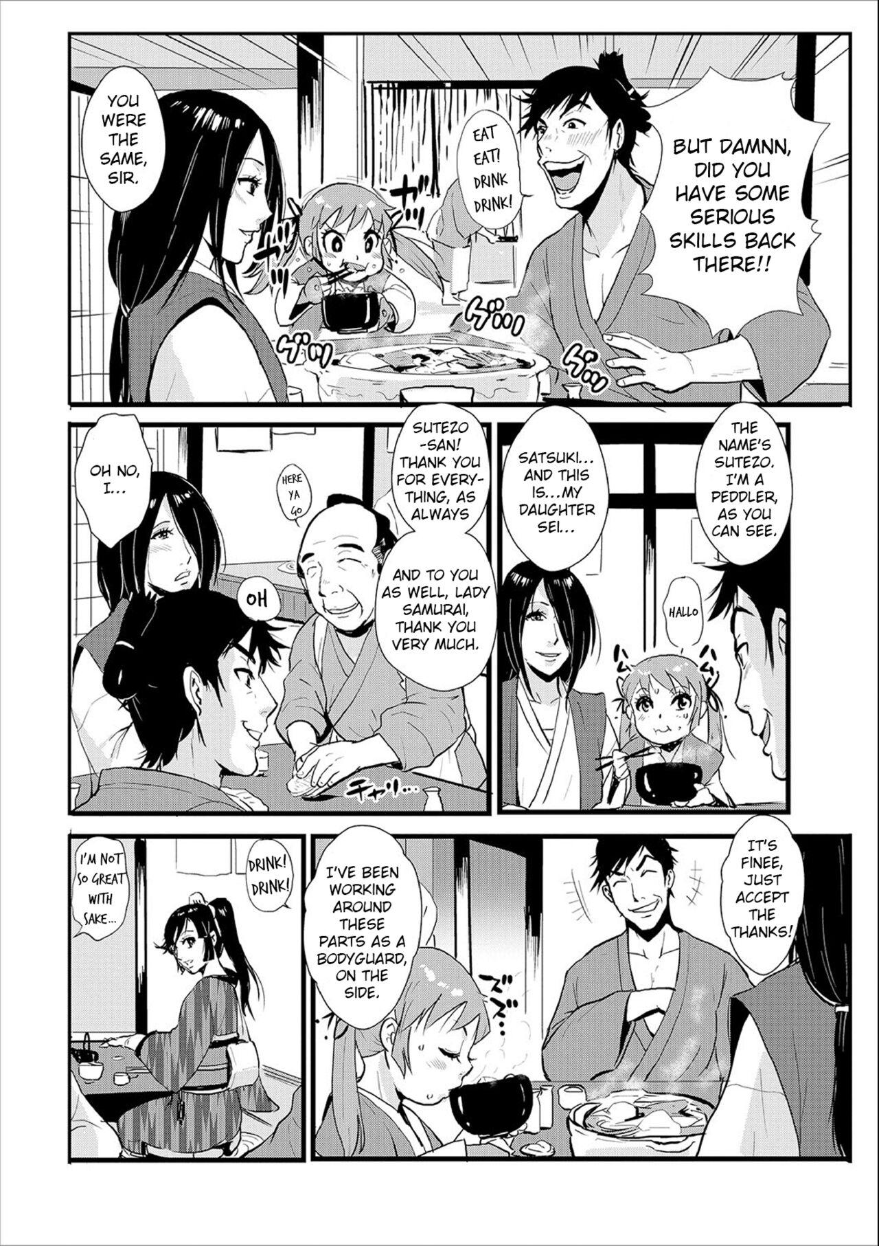 Knocked Up Samurai 02: The Post Town and the Ronin, Tied and Teased 7