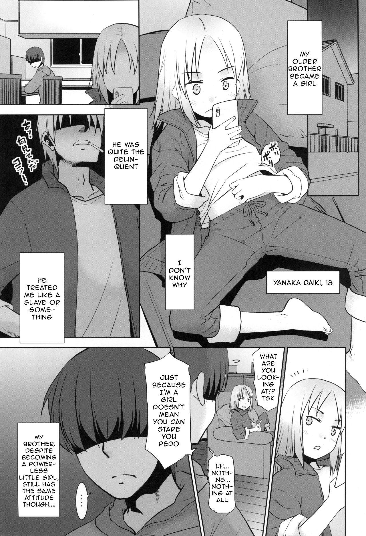 Ano Uchi no Aniki ga Onna no ko ni natta kara Minna de Mawasou ze! - Original Gayclips - Page 2