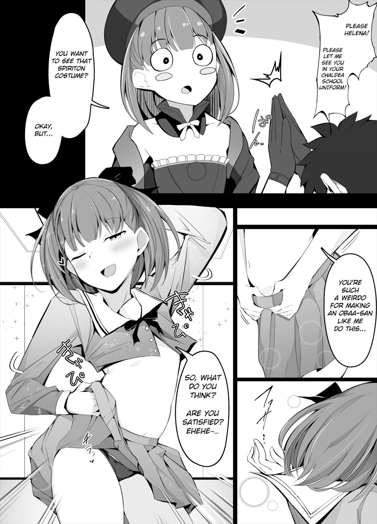 Horny Slut I Teased Helena Obaa-san and It Was Scarier Than I Thought! - Fate grand order Teasing - Page 4