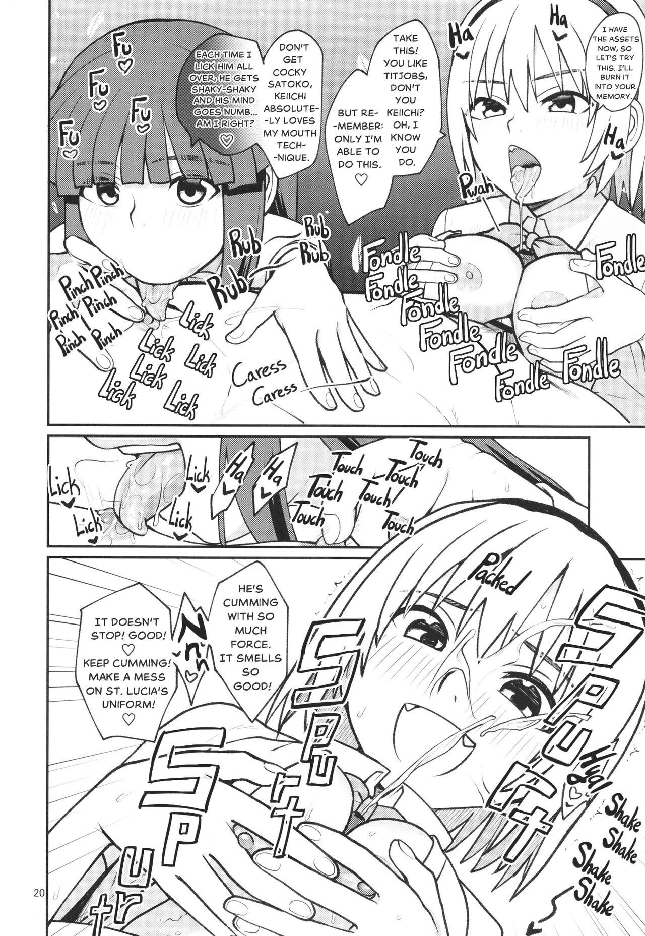 Boku ga!'`Watashi ga!'`Ichiban eroinodesu!'`Desu wa!' | "I am The..." "I'm The..." "Lewdest!" "Right!?" "Am I Not!?" - Page 22