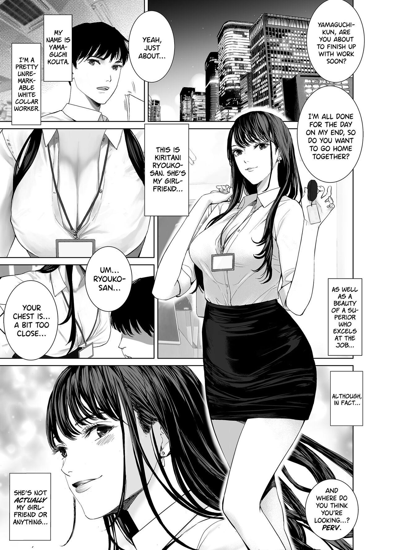 Free Hard Core Porn Saenai Kouhai wa Bijin OL to Hitotsu ni Naru | How a Dull Office Worker Became One with His Hottie Superior - Original Real Orgasm - Page 2
