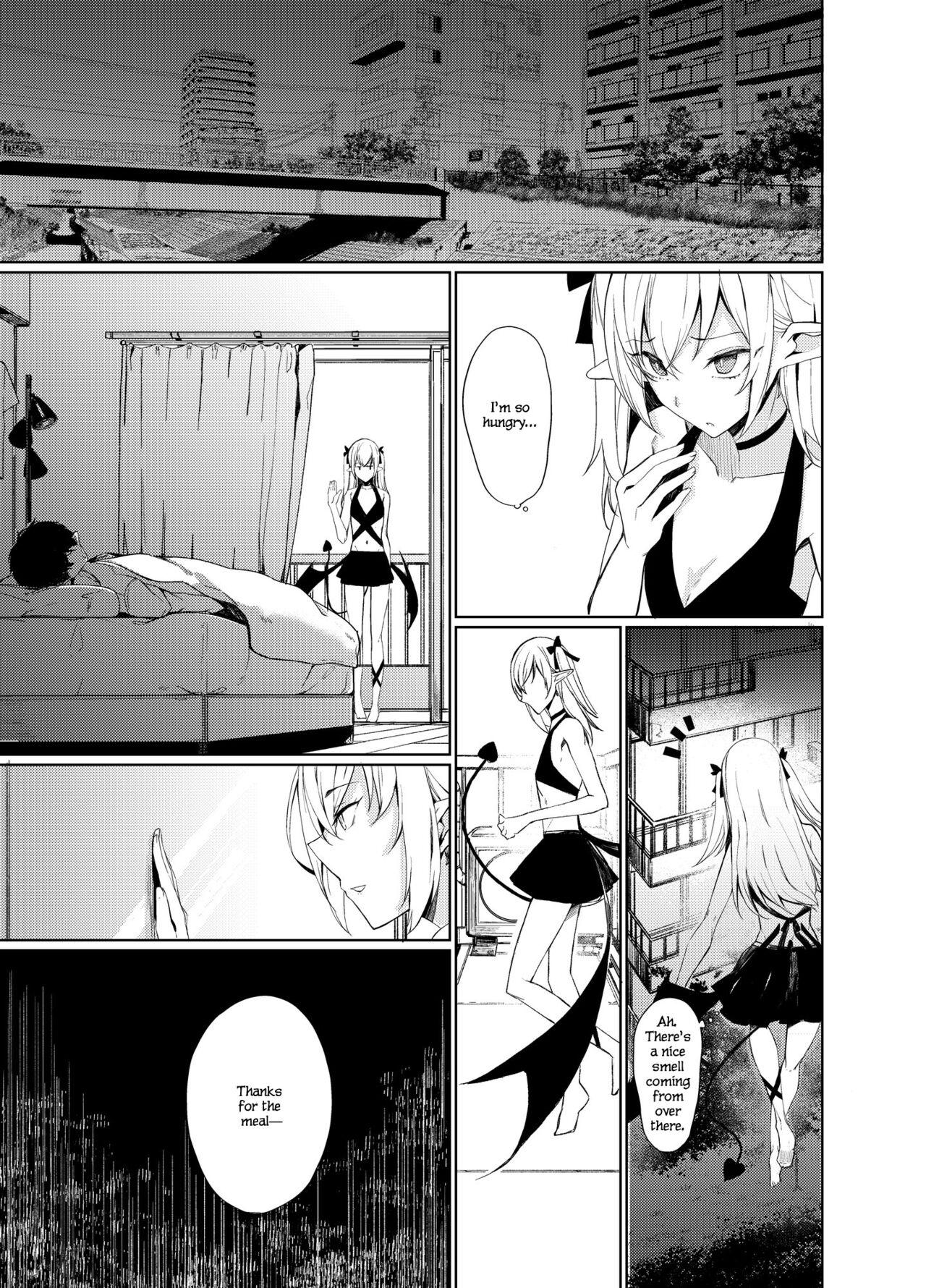 Blow Succubus to Ecchi Suru Hon. - Original Bathroom - Page 5