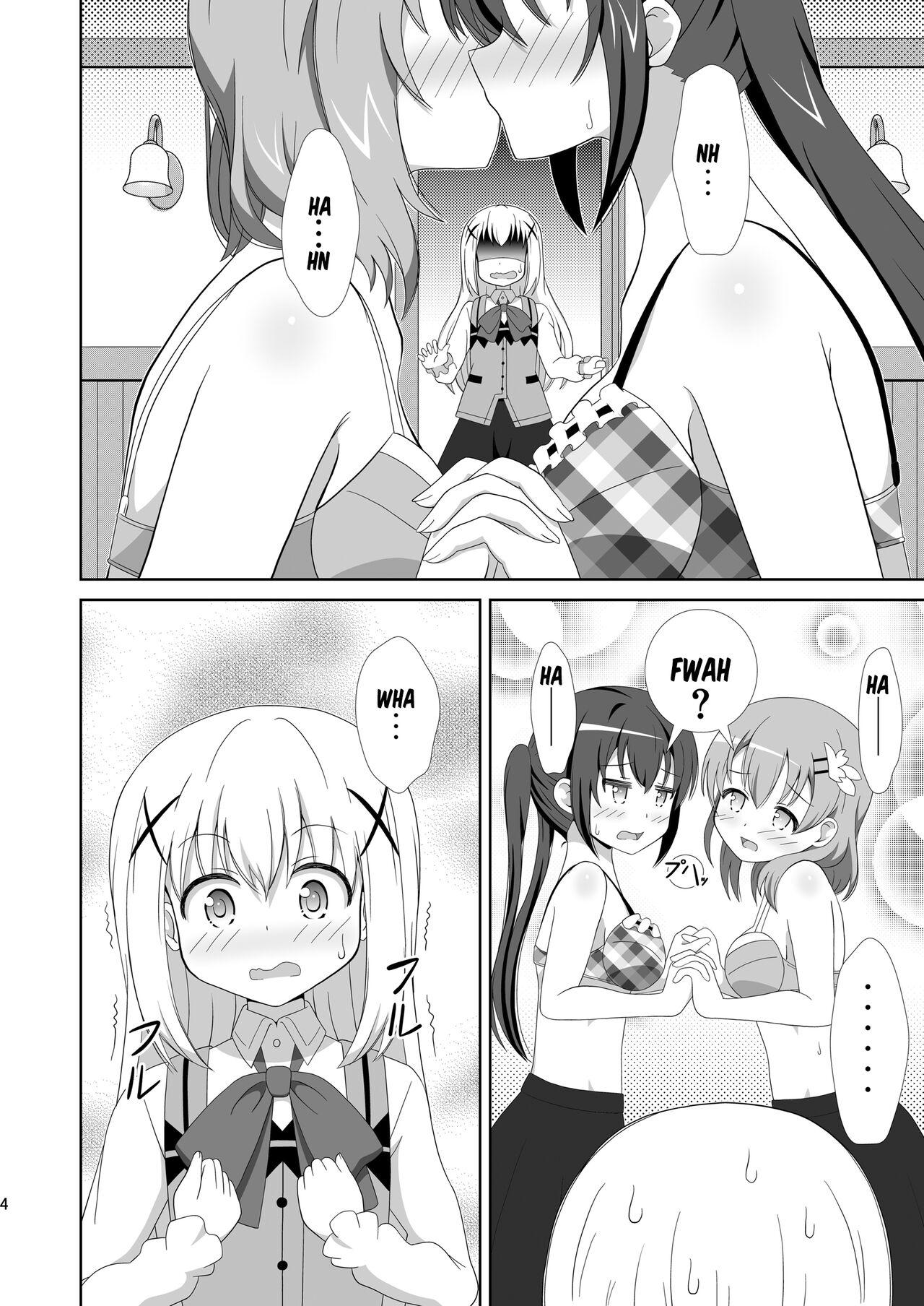 Sexy Usagi Trick ~ Hat Trick - Gochuumon wa usagi desu ka | is the order a rabbit Chaturbate - Page 3