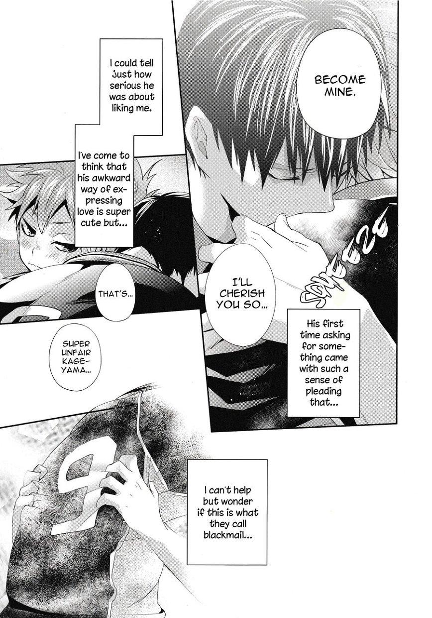 Gay College Uchi no Hinata ni Sawaranaide Moraemasu ka | Would You Mind Not Touching my Hinata? - Haikyuu Hardcoresex - Page 23