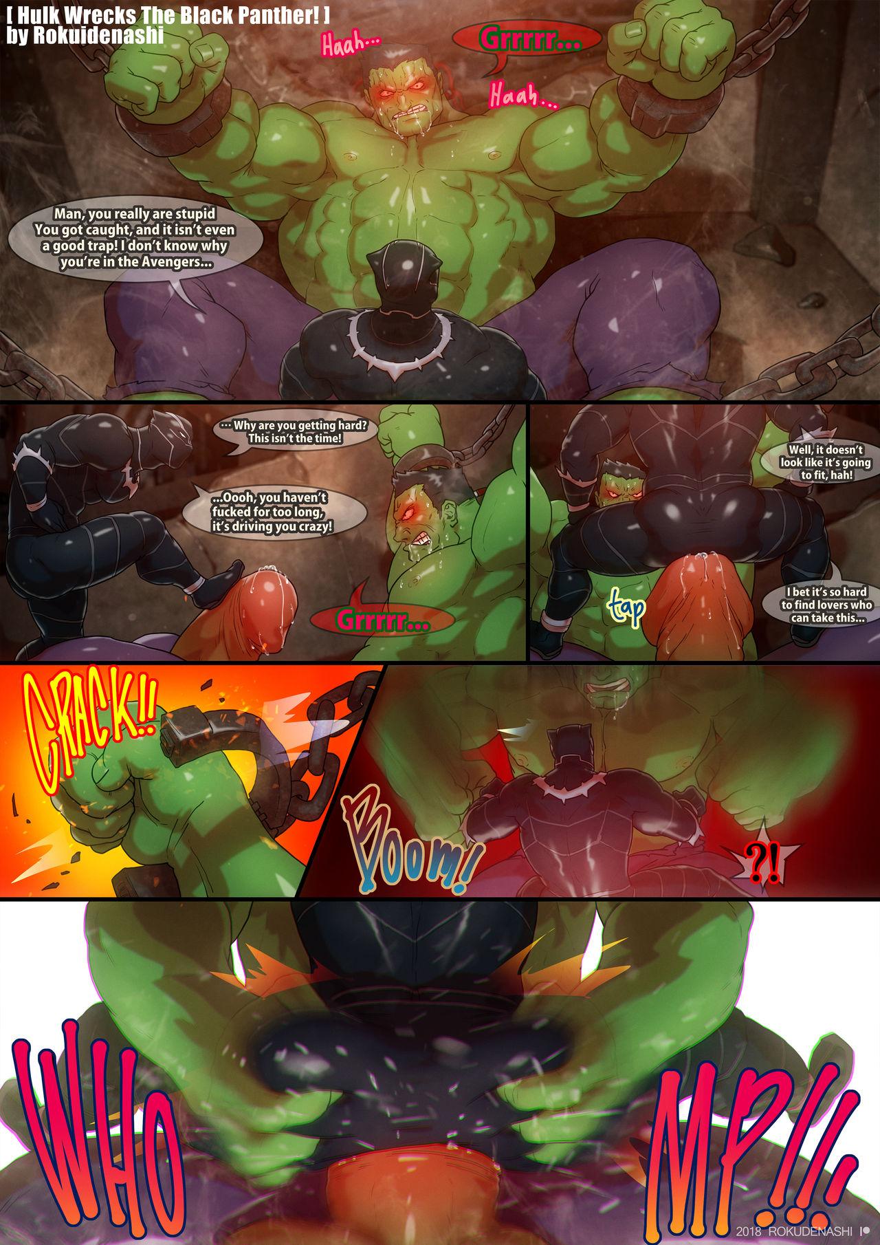 Blacksonboys Taming the Beast - Avengers Black panther Blowjob - Picture 1