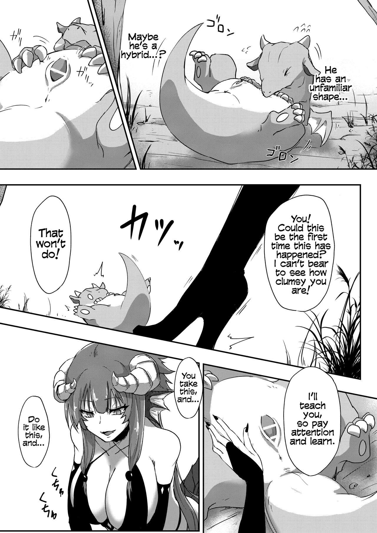 Sex Toys [Negito Nakoudo (Nakoudo)] Futa Dra-chan ga Oshiete Ageru | Futanari dragon-chan will teach you [English] [Tabunne Scans] [Digital] - Original Swallow - Page 7