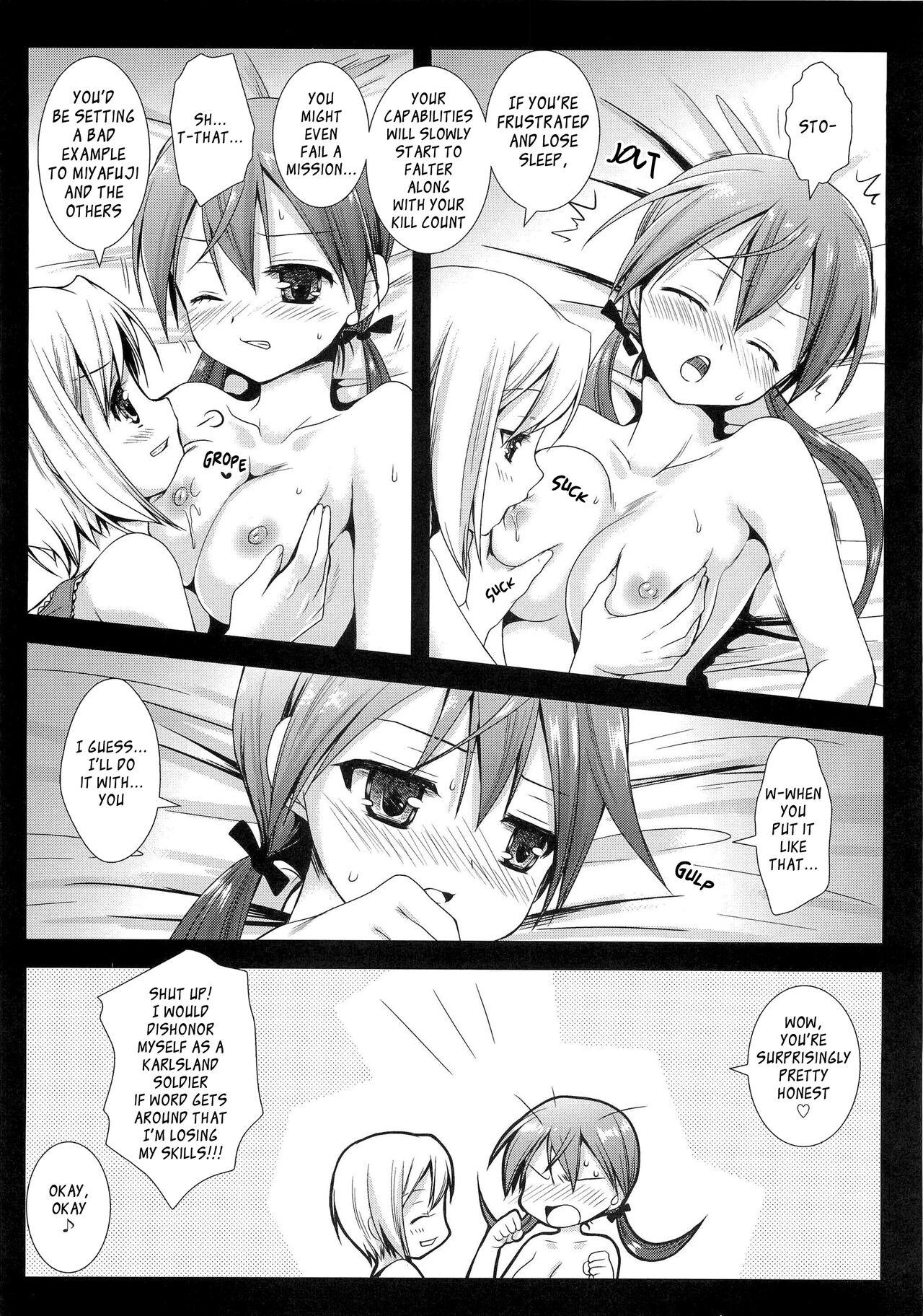 Monster Cock Hartmann to Barkhorn no Yoru | Night of Hartmann and Barkhorn - Strike witches Fuck - Page 7