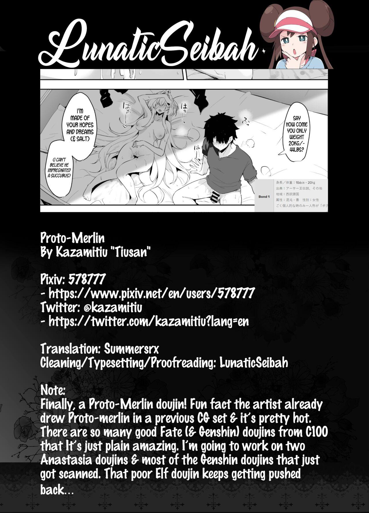 Gay Skinny Merlin Prototype - Fate grand order Lezdom - Page 9