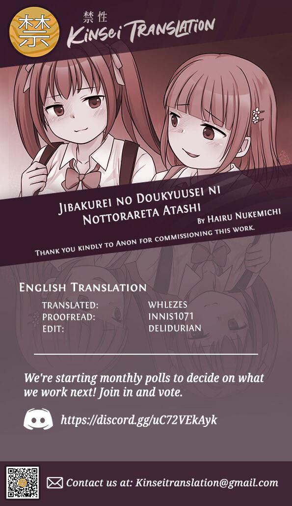 Fat Pussy Jibakurei no Doukyuusei ni Nottorareta Atashi - Original Amateur Porn - Page 36