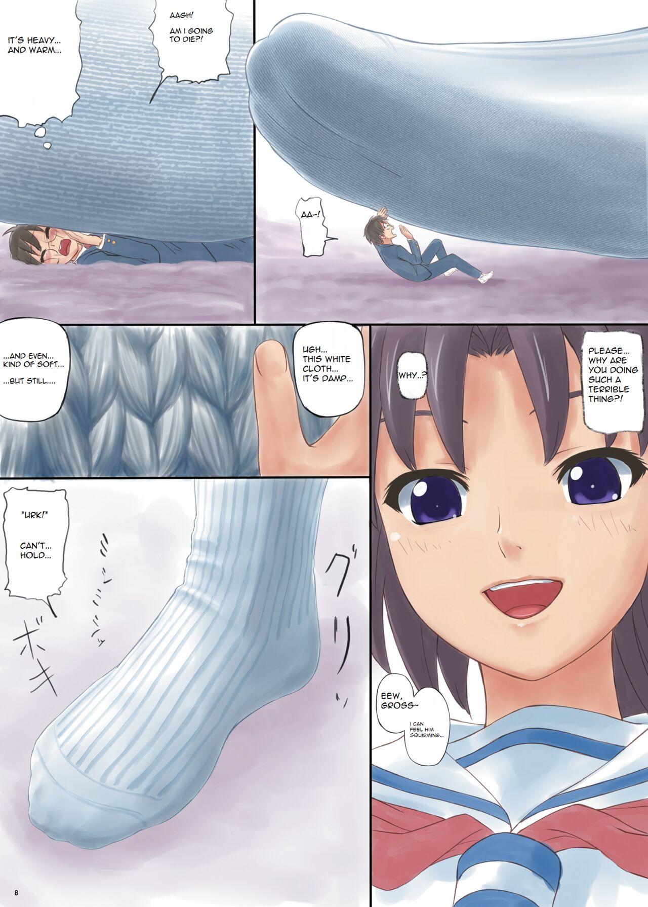 Huge Dick Ponyta Musume to Megane / Ponytail Girl and Glasses | Boobies - Page 5