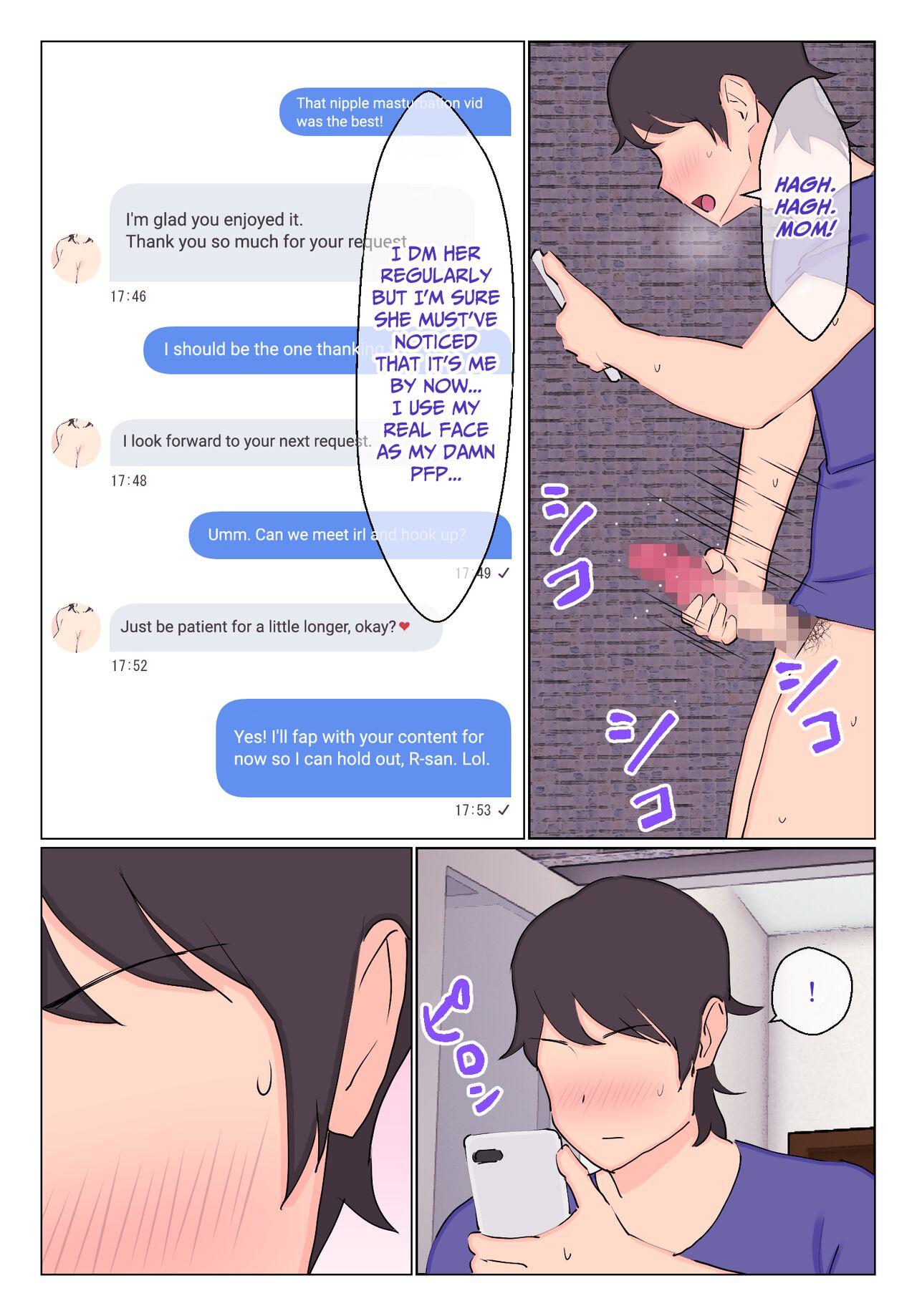 Bukkake Uraaka Joshi ga Kaa-chan datta Ken | That Time The Anonymous Nudes Account Turned Out To Be My Mother's Doctor - Page 8