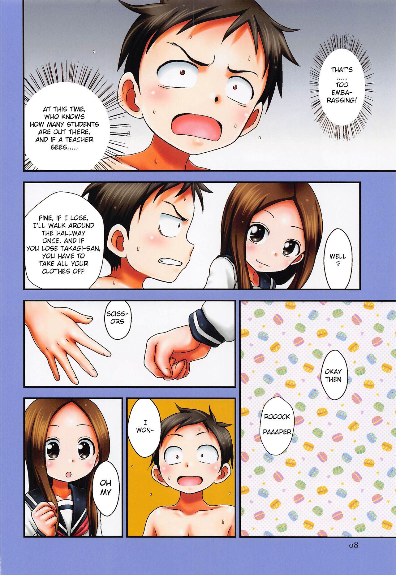 Tia SAPPHIRE color edition - Karakai jouzu no takagi san Mouth - Page 7