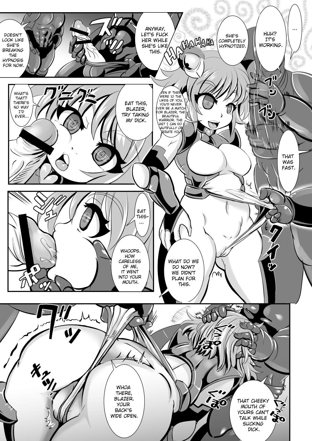 Female Orgasm Tetsujin Shoujo Blazer VS Saimin Kaijin Weird - Page 5