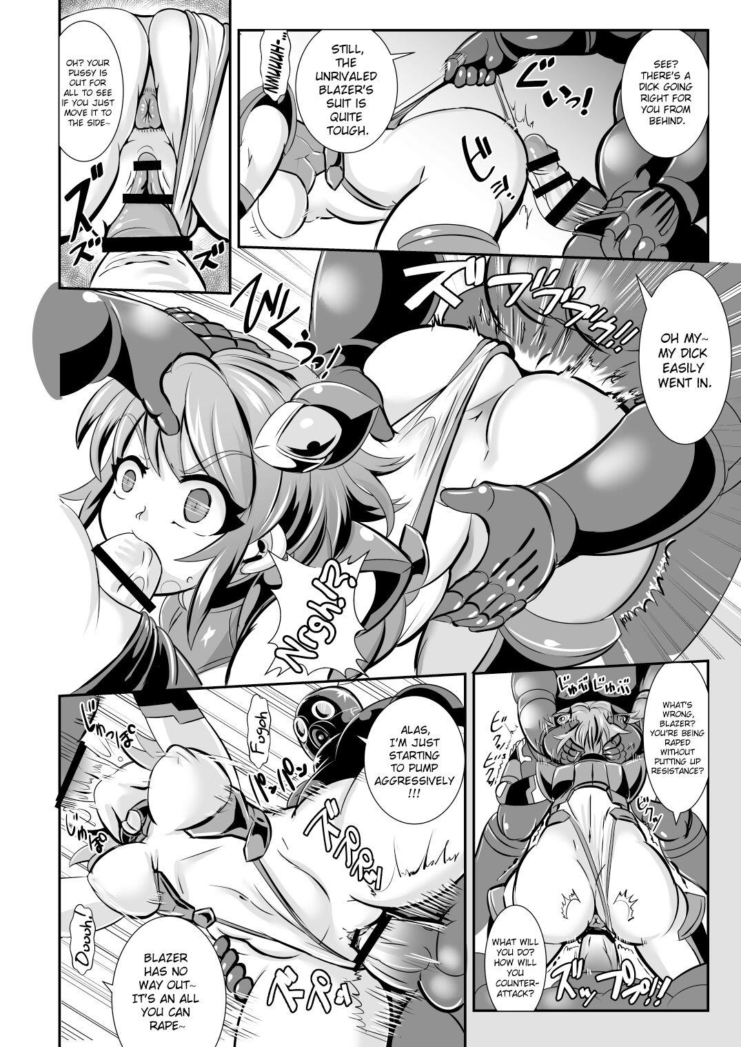 Squirt Tetsujin Shoujo Blazer VS Saimin Kaijin Boss - Page 6