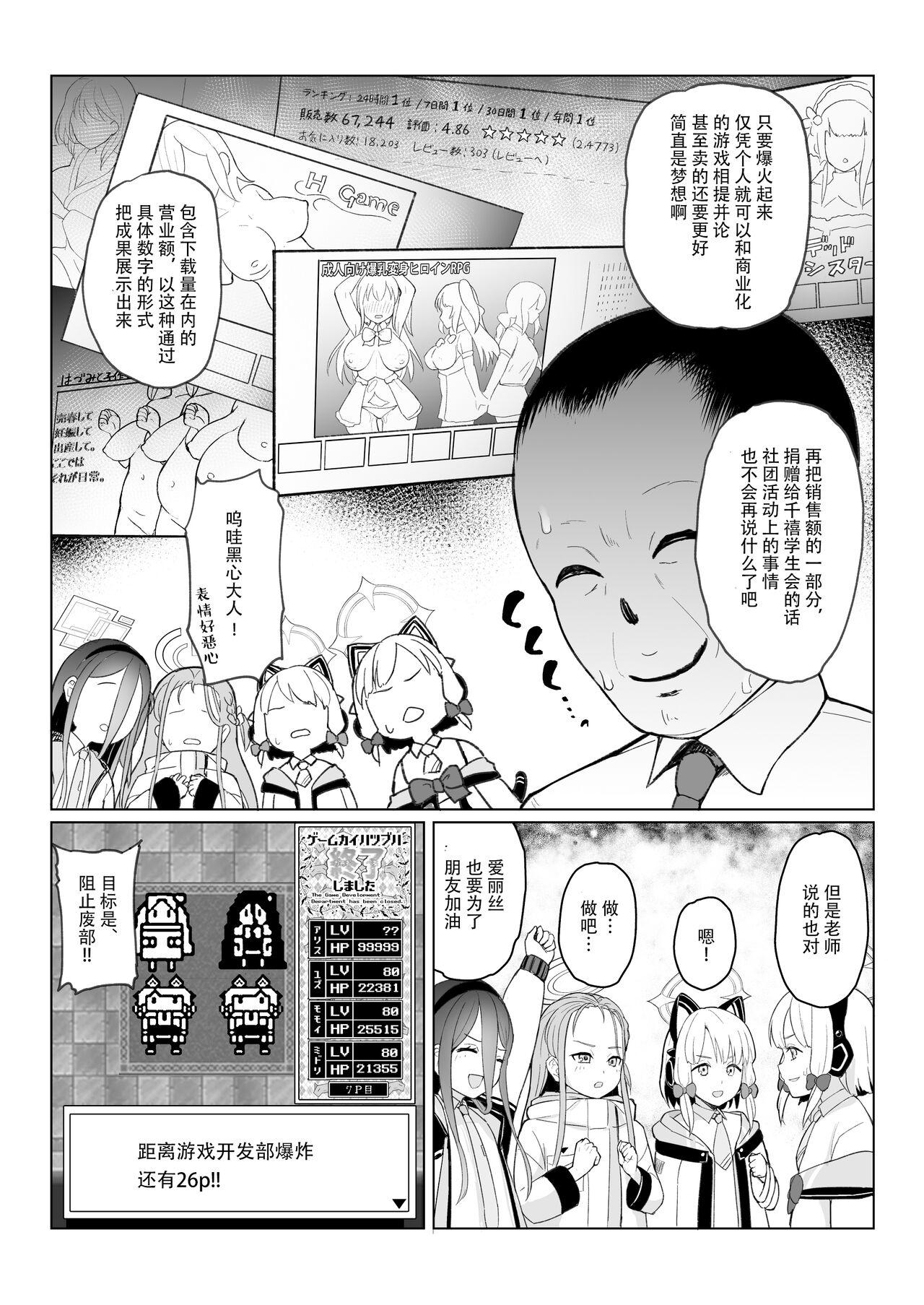 Gagging Game Kaihatsu-bu wa Shuuryou Shimashita - Blue archive Rico - Page 6
