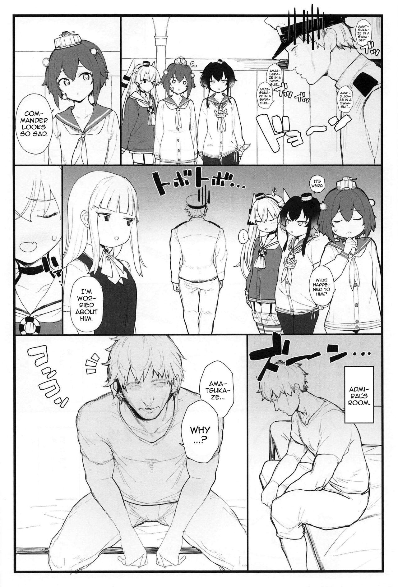 Footfetish Ama Ama Amatsukaze | Sweet Amatsukaze - Kantai collection Gay Medical - Page 3
