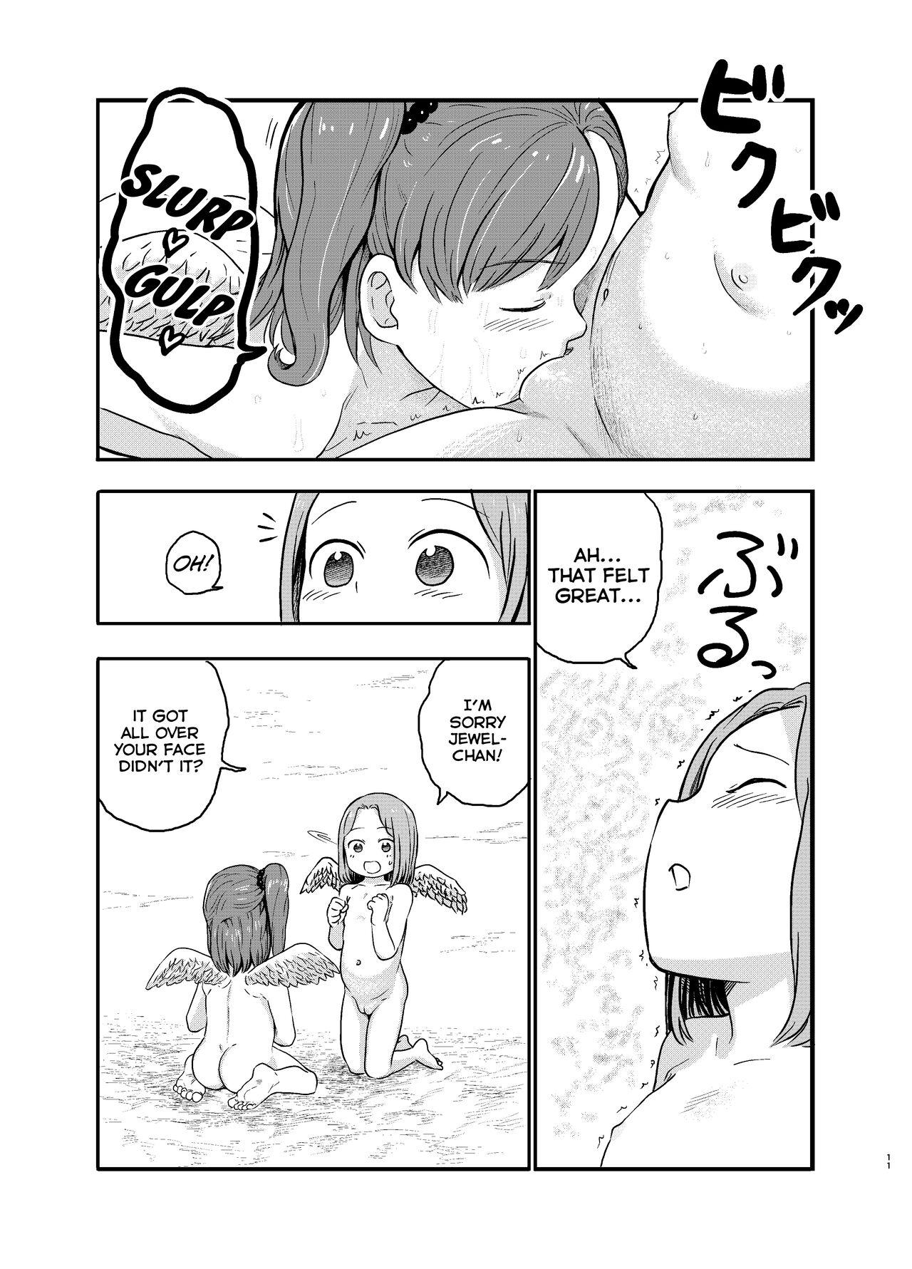 Yuri Tenshi no Futari ga Ecchi na Koto o Suru Manga | A Manga Where Two Lesbian Angels Do Lewd Things Together 10