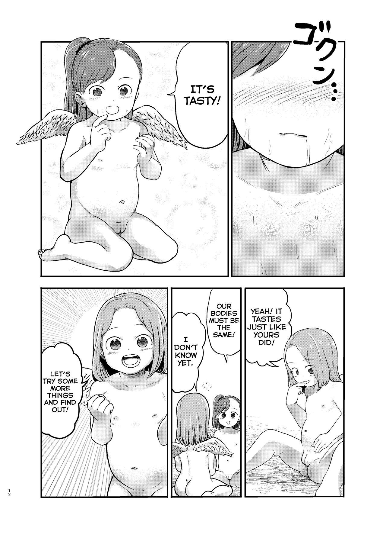 Yuri Tenshi no Futari ga Ecchi na Koto o Suru Manga | A Manga Where Two Lesbian Angels Do Lewd Things Together 11
